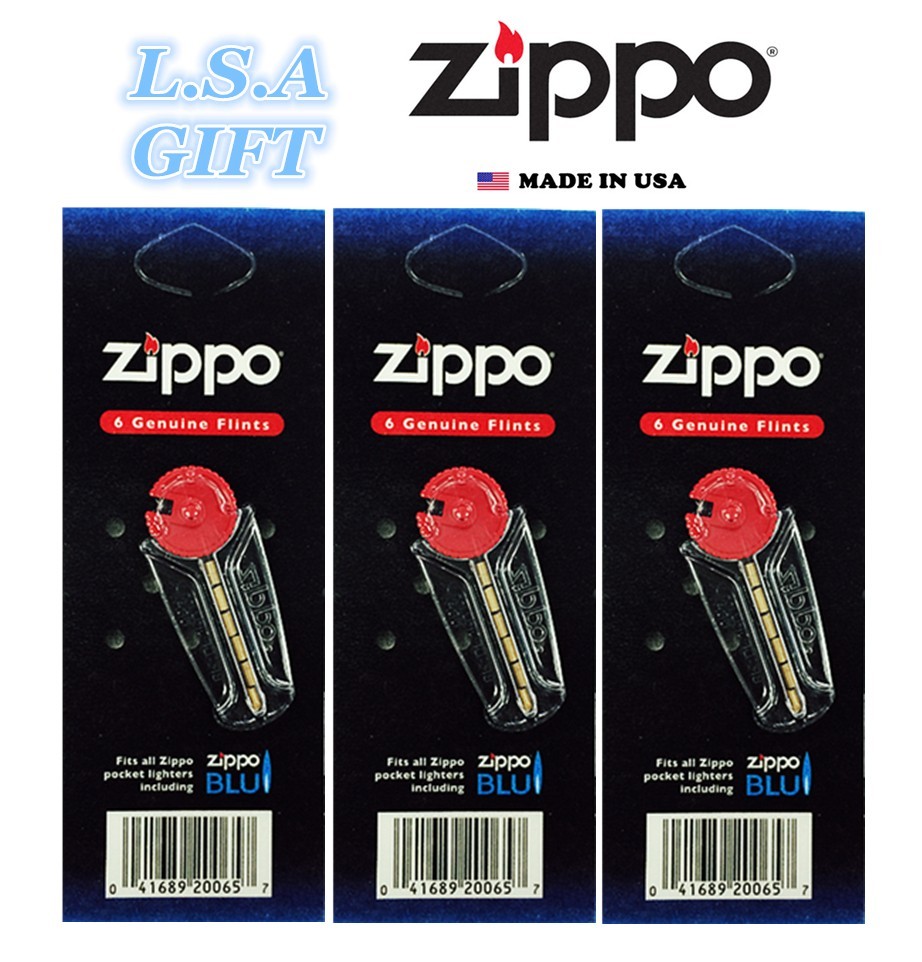 Zippo 3 Flint Value Pack (18 Flints) 1FLT-Z