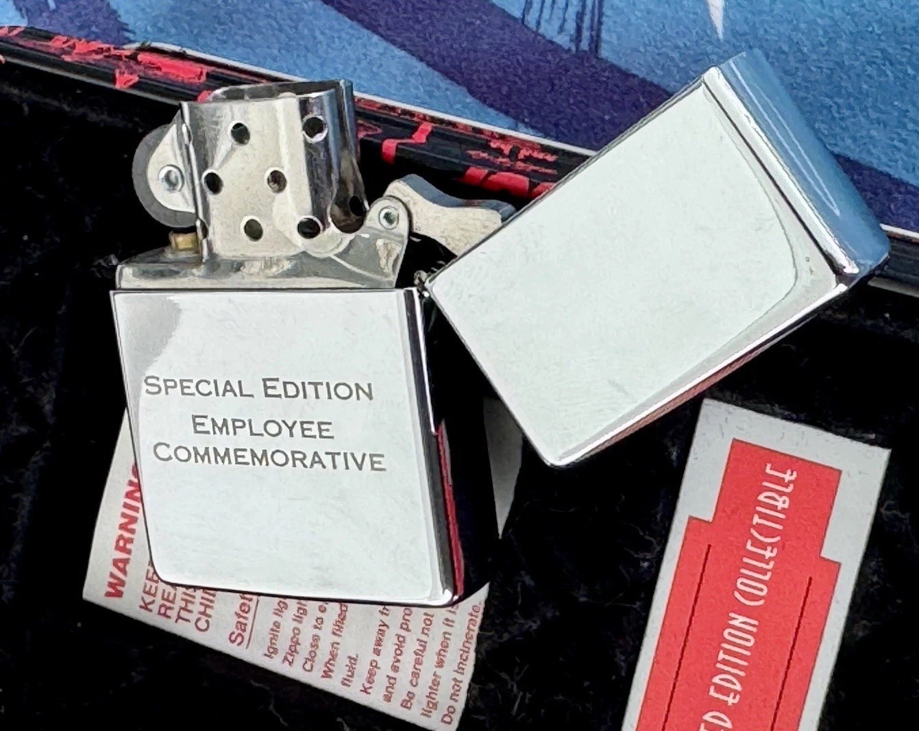 Zippo Employee Only Anniversary Rare 1 of 1365 Sealed In Box Free Shipping
