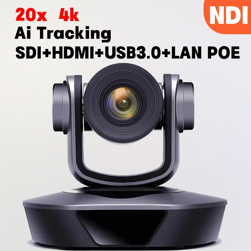 4K PTZ camera 10x 20x zoom HDMI,SDI,LAN,USB,NDI,POE,60FPS,30FPS Video conference