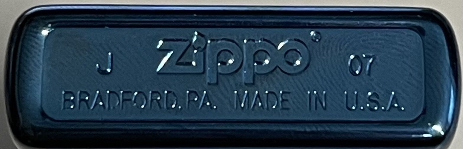 ZIPPO 2007 SEXY FLUTTERING FAIRY POLISHED SAPPHIRE LIGHTER SEALED IN BOX B792