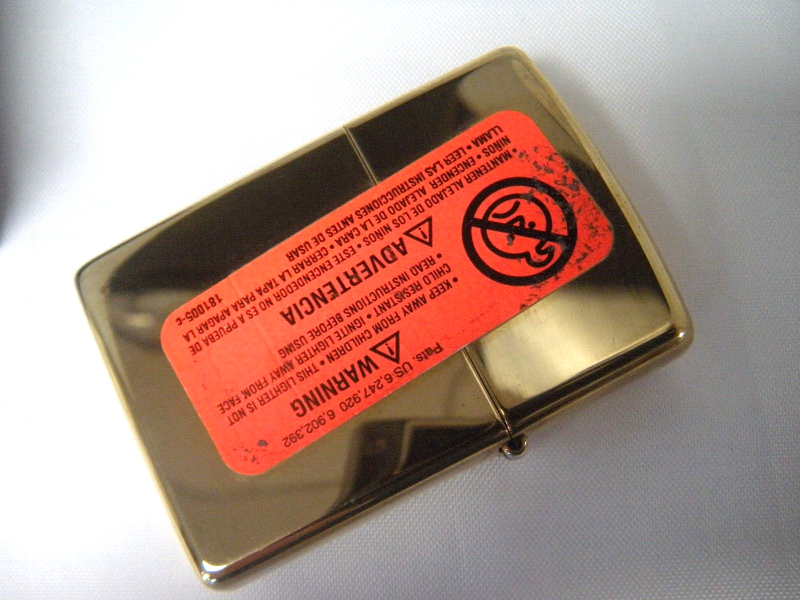 Zippo 4 Leaf Clover Shamock Lighter New in Box Unfired Gold Colored Made In USA