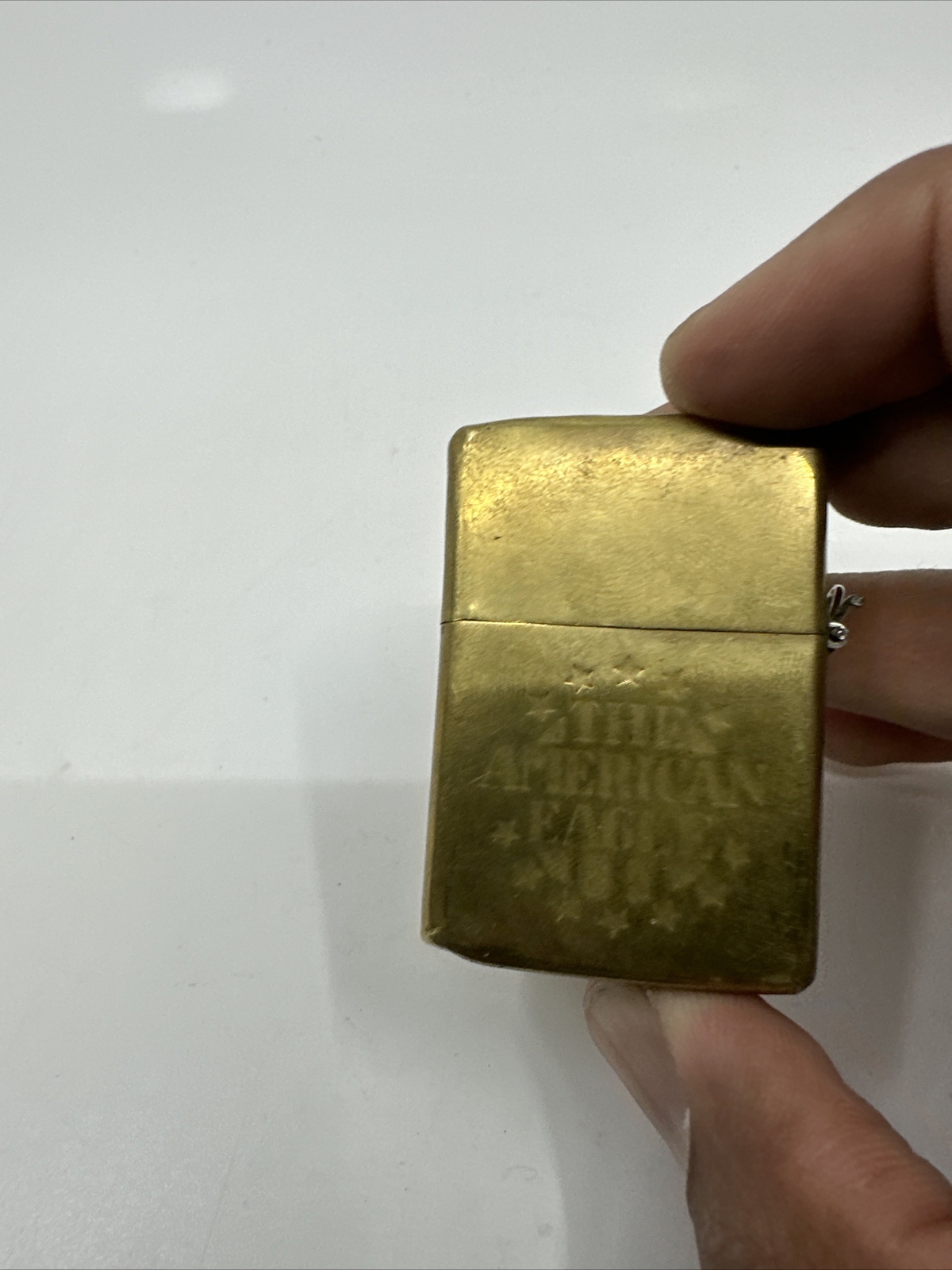 1995 ZIPPO Brass The American Eagle Bradford PA 2-1/4″ x 1-1/4″