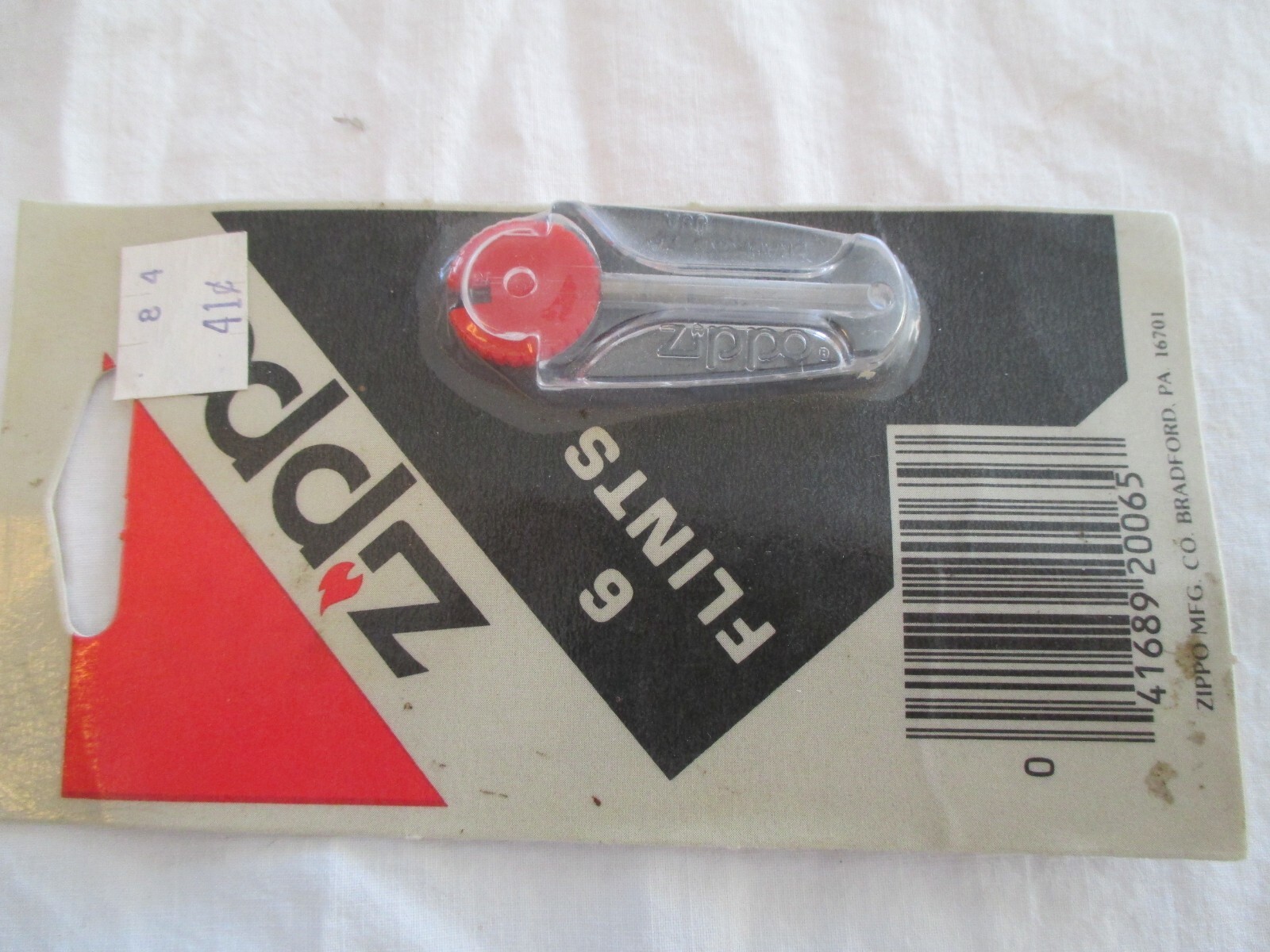 Vintage Zippo Lighter Flints In Rolling Dispenser, In Package Never Used!