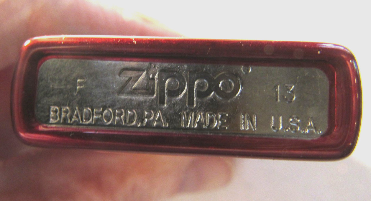 2013 Case Merry Christmas Zippo Lighter NIB Cardinal, deer and snow scene.