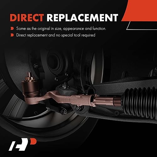 2 x Front Outer Tie Rod Ends, Compatible with Ford Mustang 1994-2004