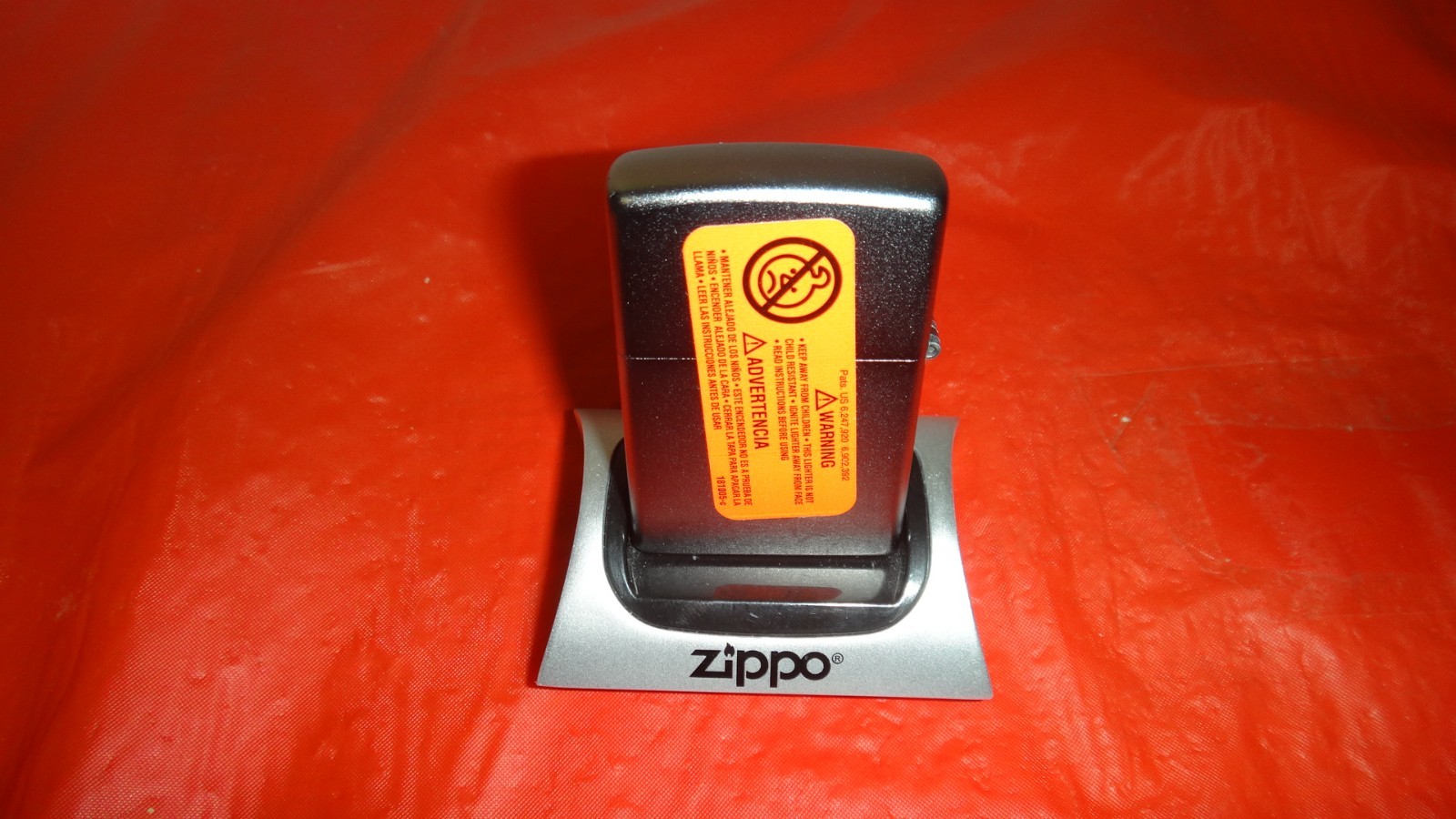 2014=205=Aloha Babe=ZIPPO Fuel Lighter Satin Chrome=NIB=USA=
