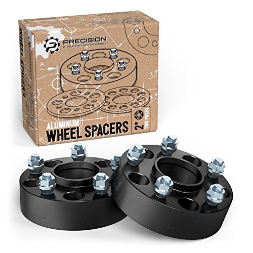 1.5 in Hubcentric 5×4.5 Wheel Spacers (70.5mm 38mm (1.5in) Thickness 2 Black