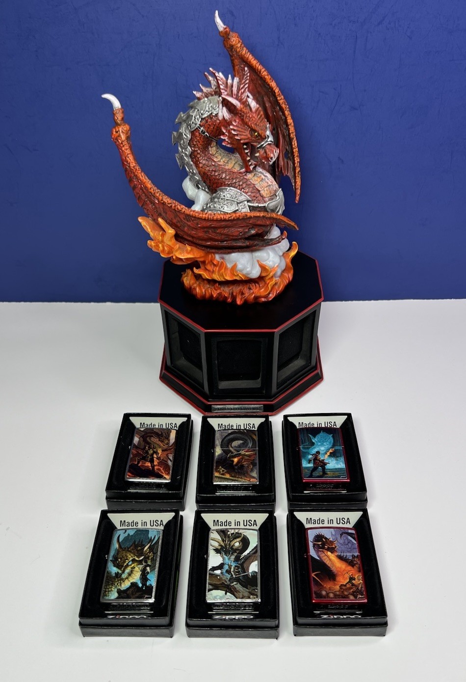 Bradford Exchange Forged From Fire Zippo Lighter Collection Complete Set 2015