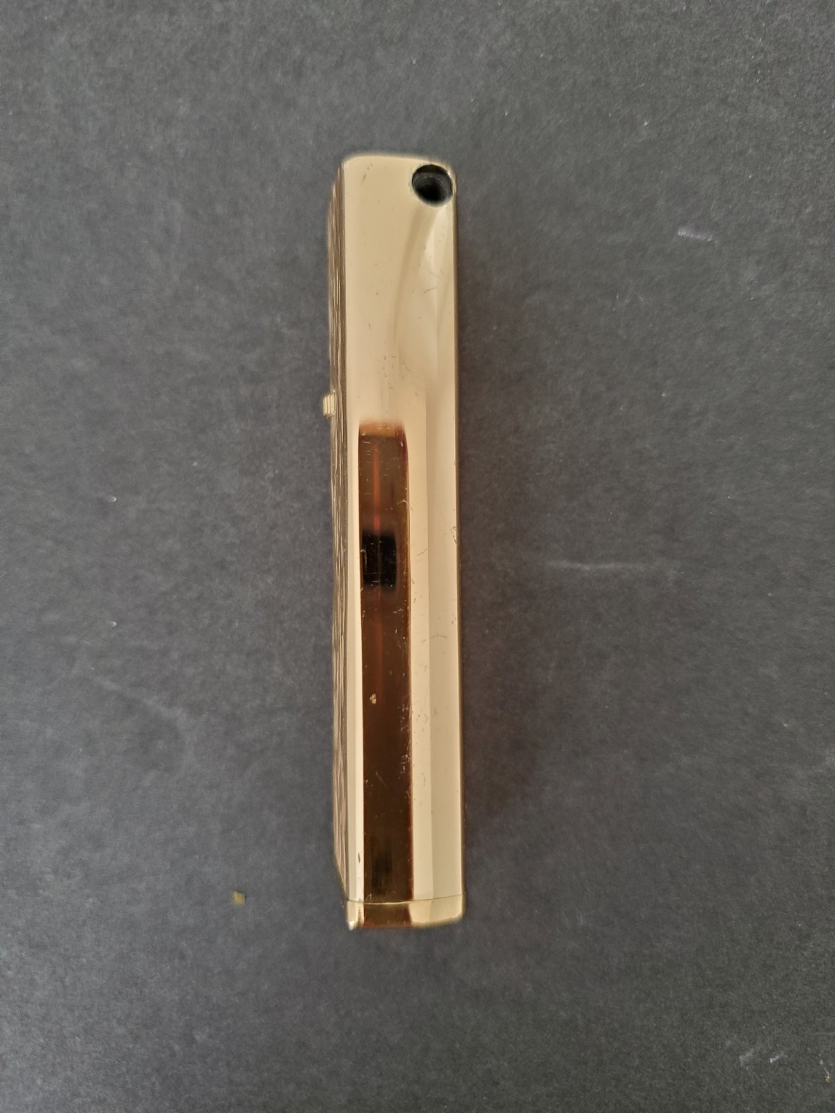 *NEW* VINTAGE BRAVO LIGHTER textured goldtone