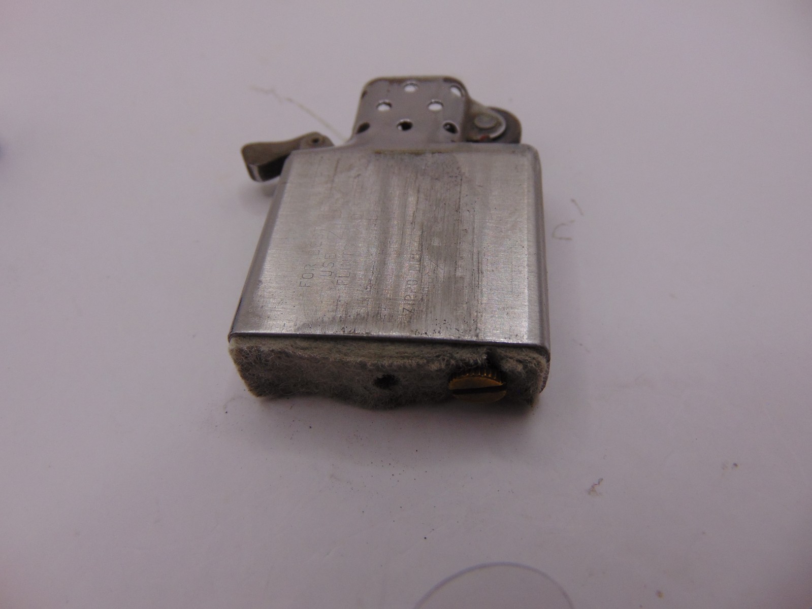 Vintage Zippo Lighter Deitz Advertising 1969 rare Used