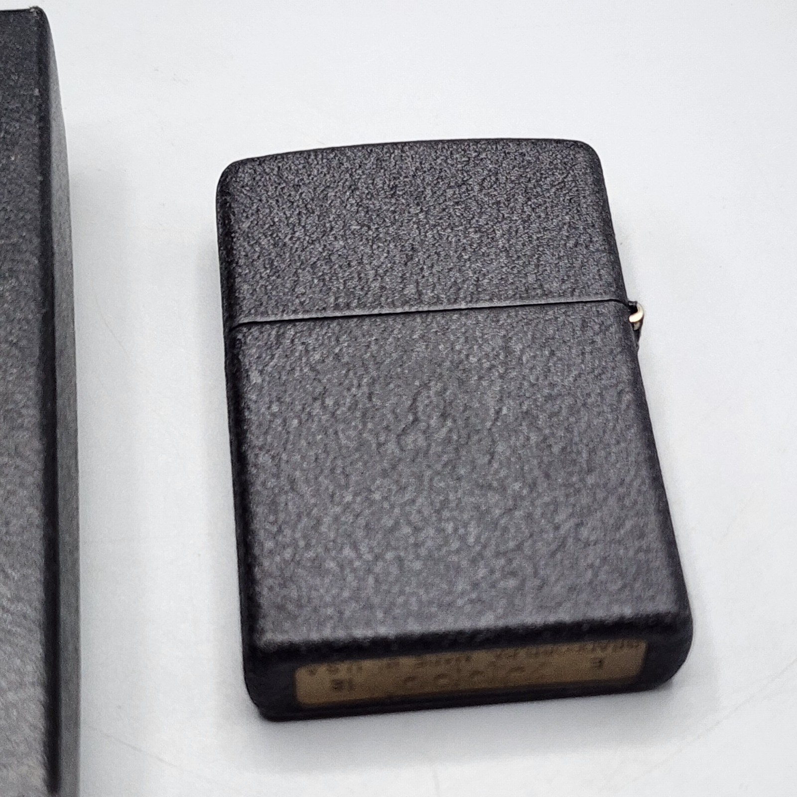Vintage CLASSIC MATTE BLACK ZIPPO LIGHTER MADE IN BRADFORD,PA.