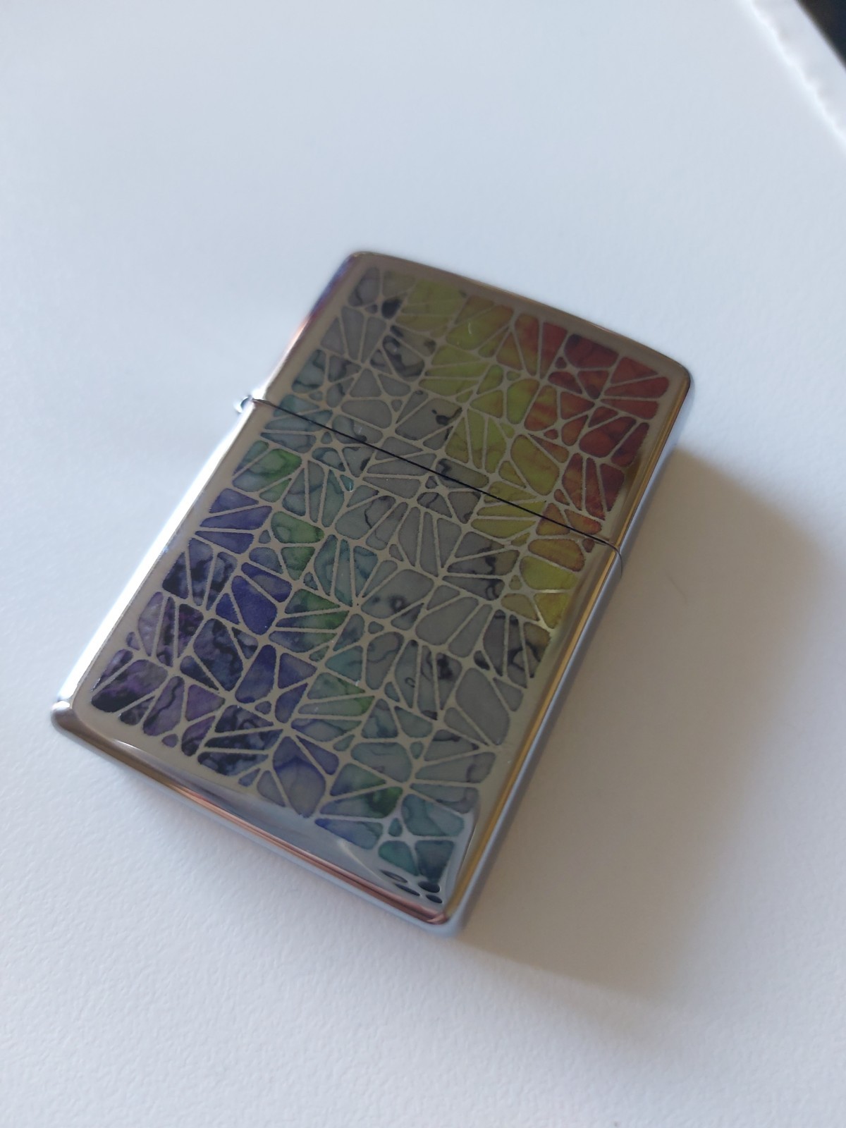 🏷 ZIPPO Windproof Fusion Kaleidoscope Mosaic Lighter 48412 NEW SEALED IN BOX