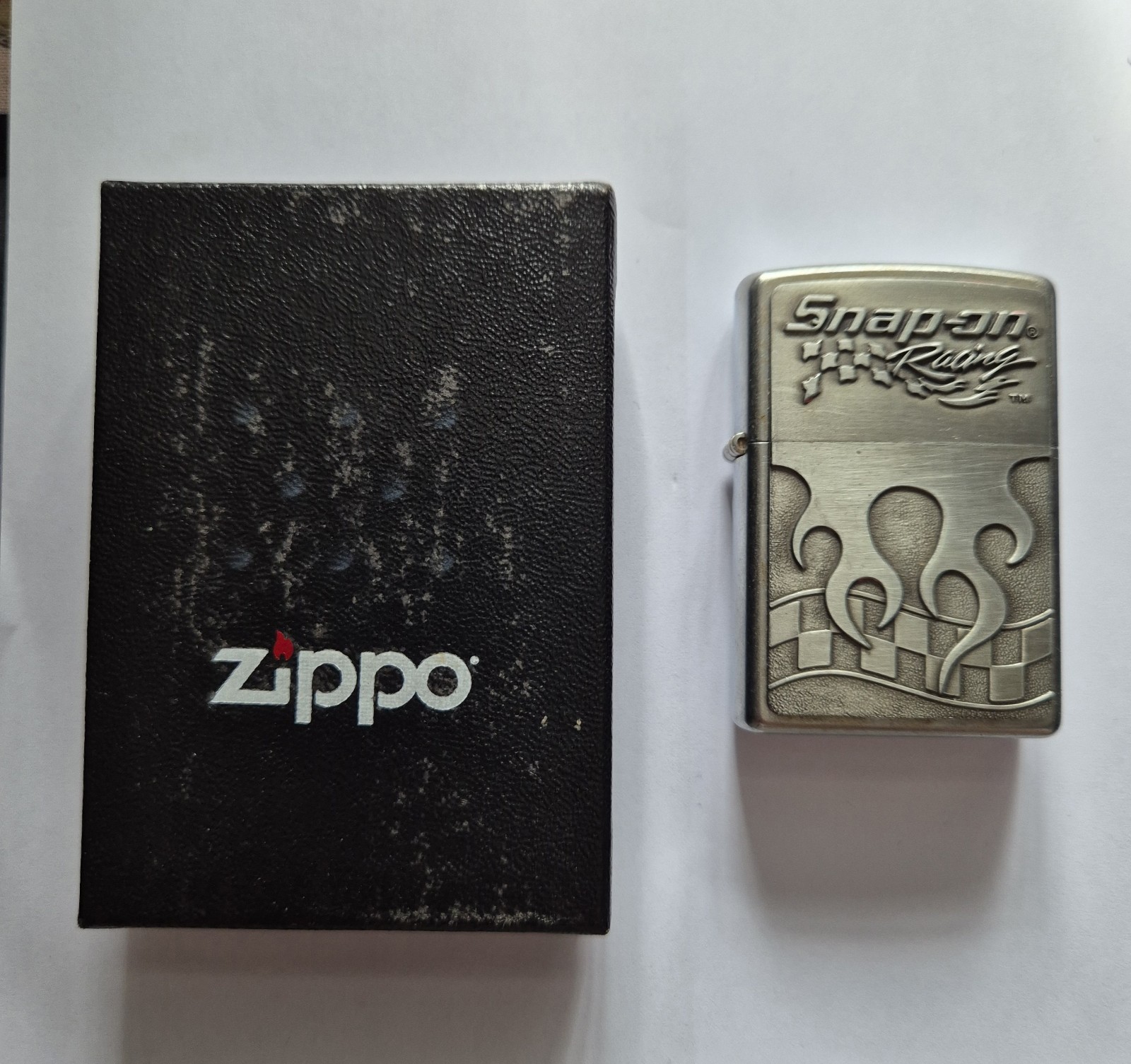 Zippo Snap-On Lighter Featuring Snap-On Racing Design 1 Of 3000 Made Boxed