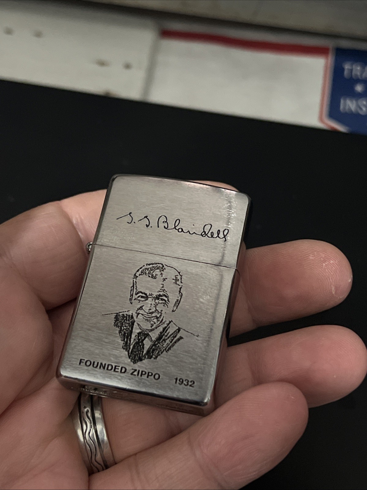 Zippo Lighter Sealed- GEORGE BLAISDELL – FOUNDED ZIPPO – Zippo Lighter 2015