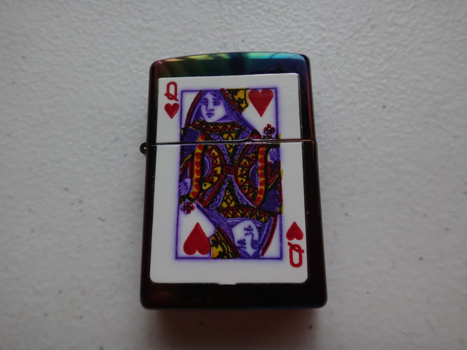 Year 2021 Spectrum Zippo Lighter QUEEN OF HEART Decal Sticker (Never Used)
