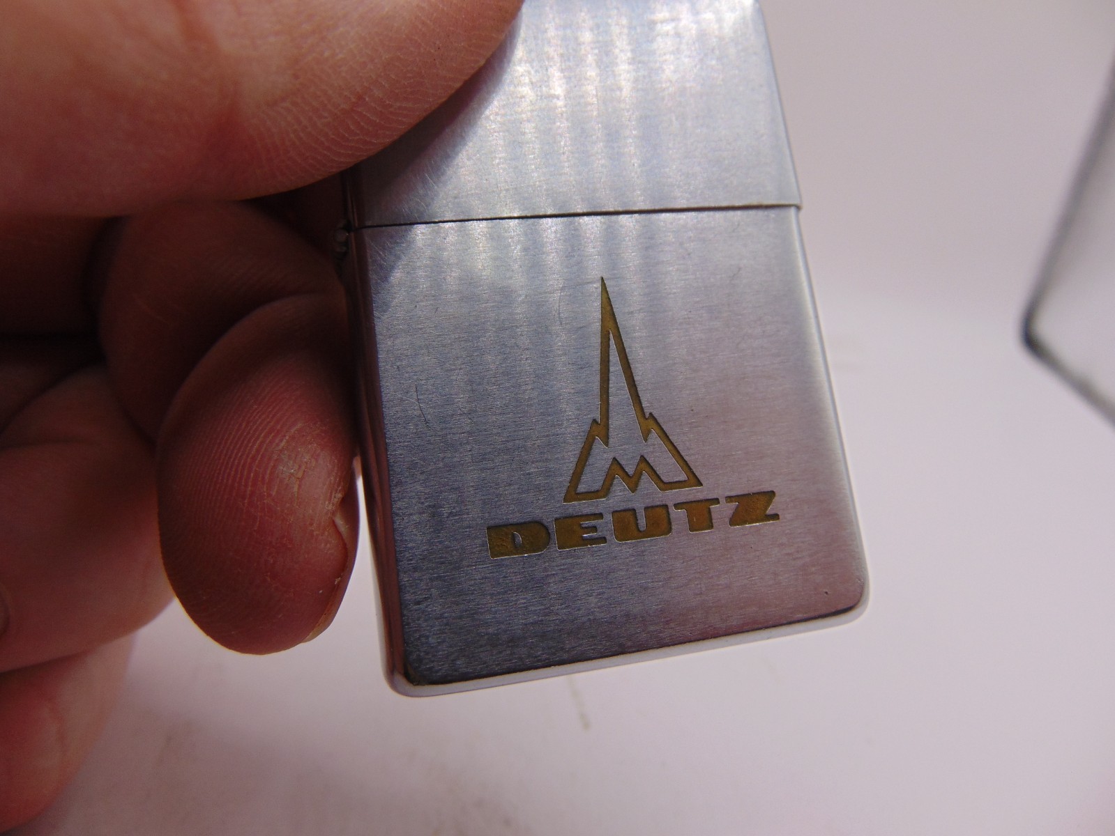 Vintage Zippo Lighter Deitz Advertising 1969 rare Used