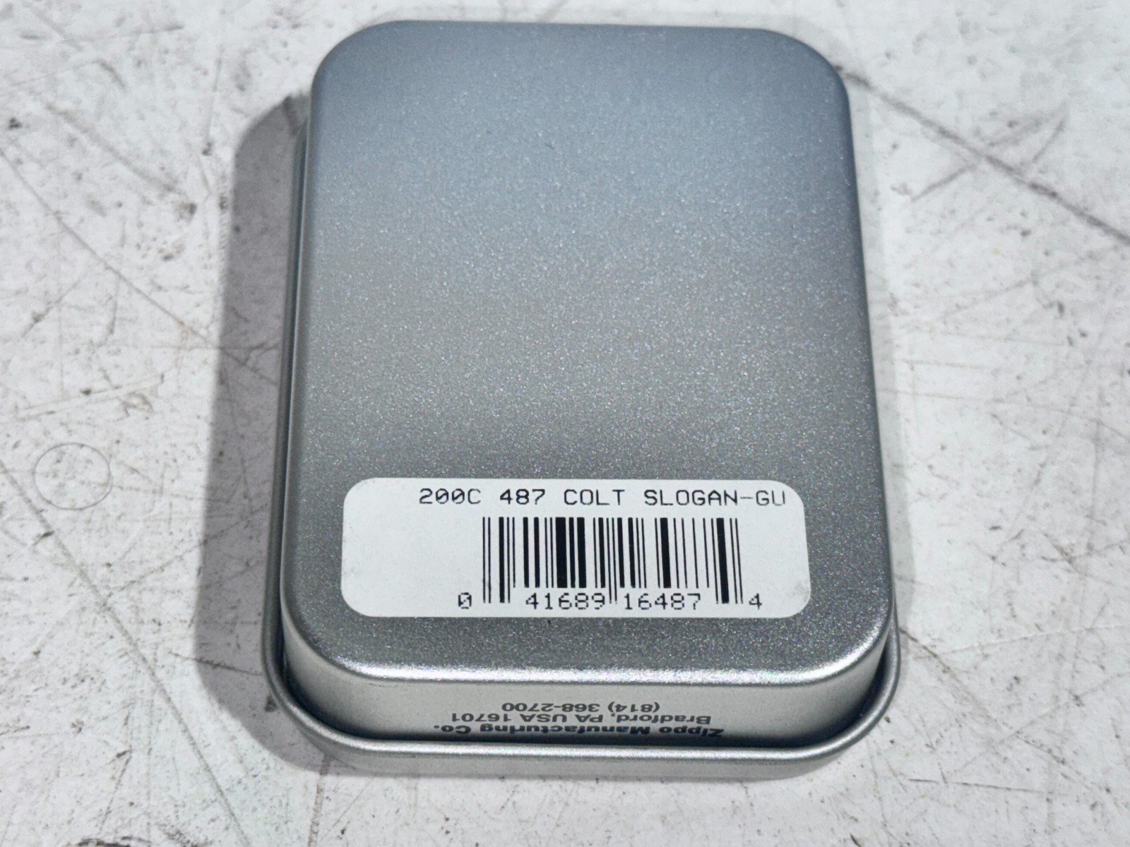 Zippo 487 Sam Colt Gun Slogan Lighter – New Unfired