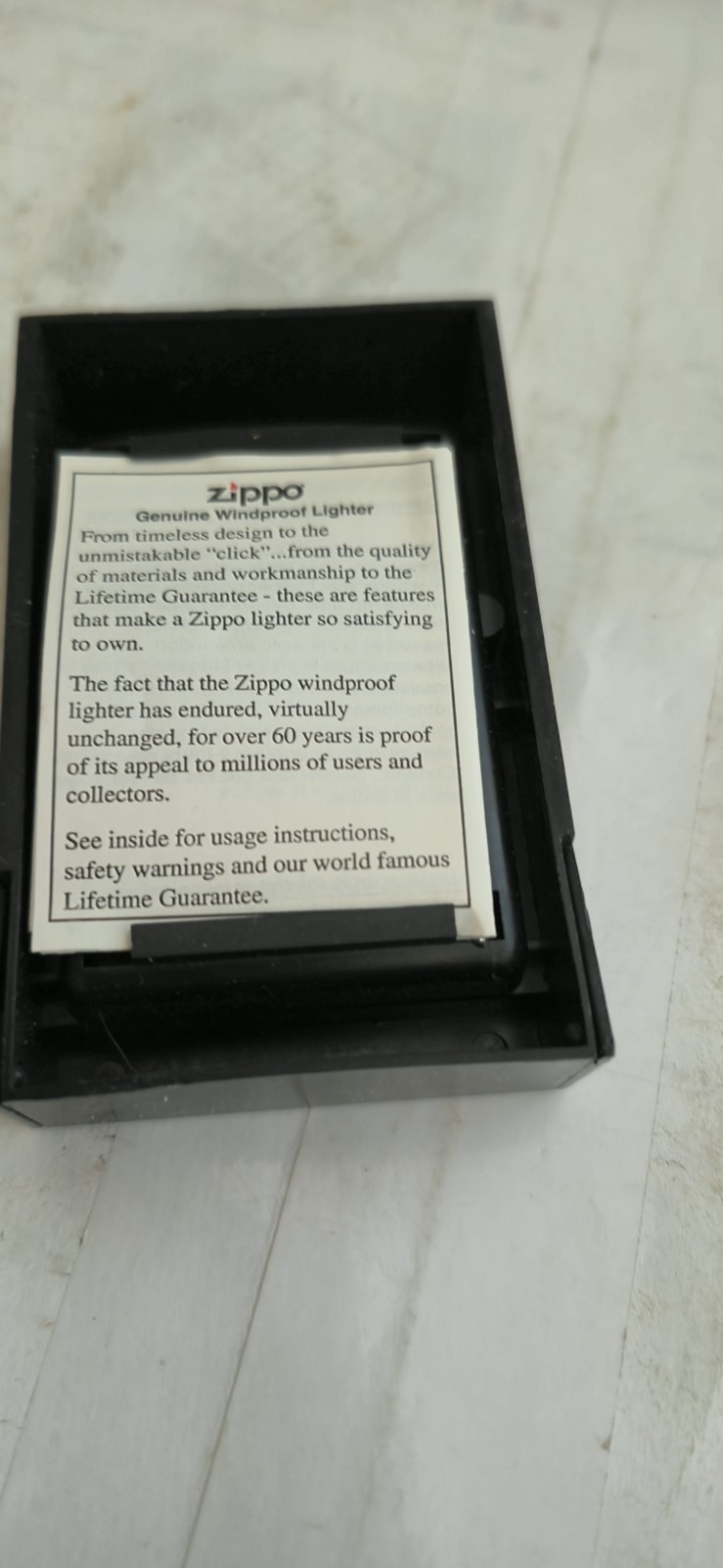 1998 Zippo Advertising Lighter. Swisher Sweets. UNFIRED. With Case