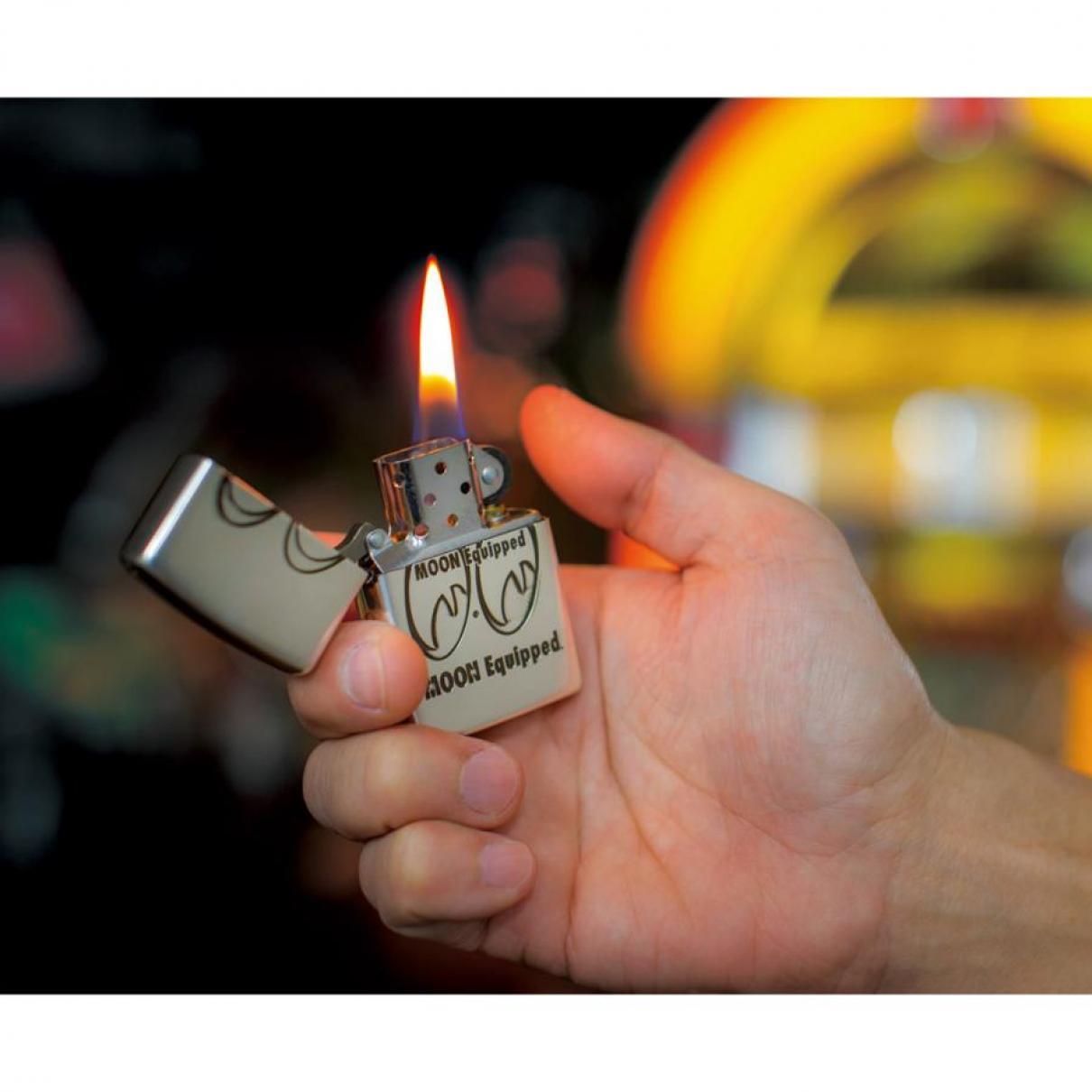 Zippo Mooneyes Moon Equipped Double Sides oil lighter (H)5.5cm (W)3.8cm (D)1.3cm