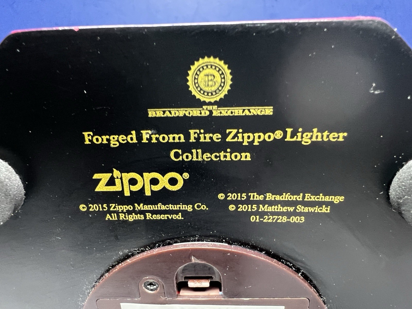 Bradford Exchange Forged From Fire Zippo Lighter Collection Complete Set 2015