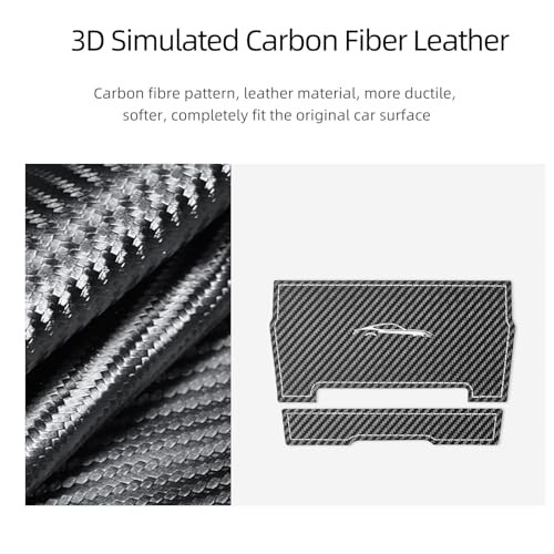Car Storage Panel Pad for Ford Mustang 2024 2025 | for Carbon Leather