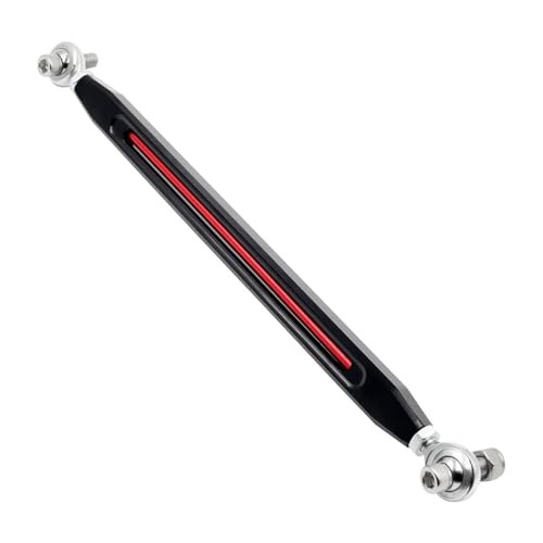 Two-Tone Collection Shifter Linkage, Black & Red Anodized, Compatible with