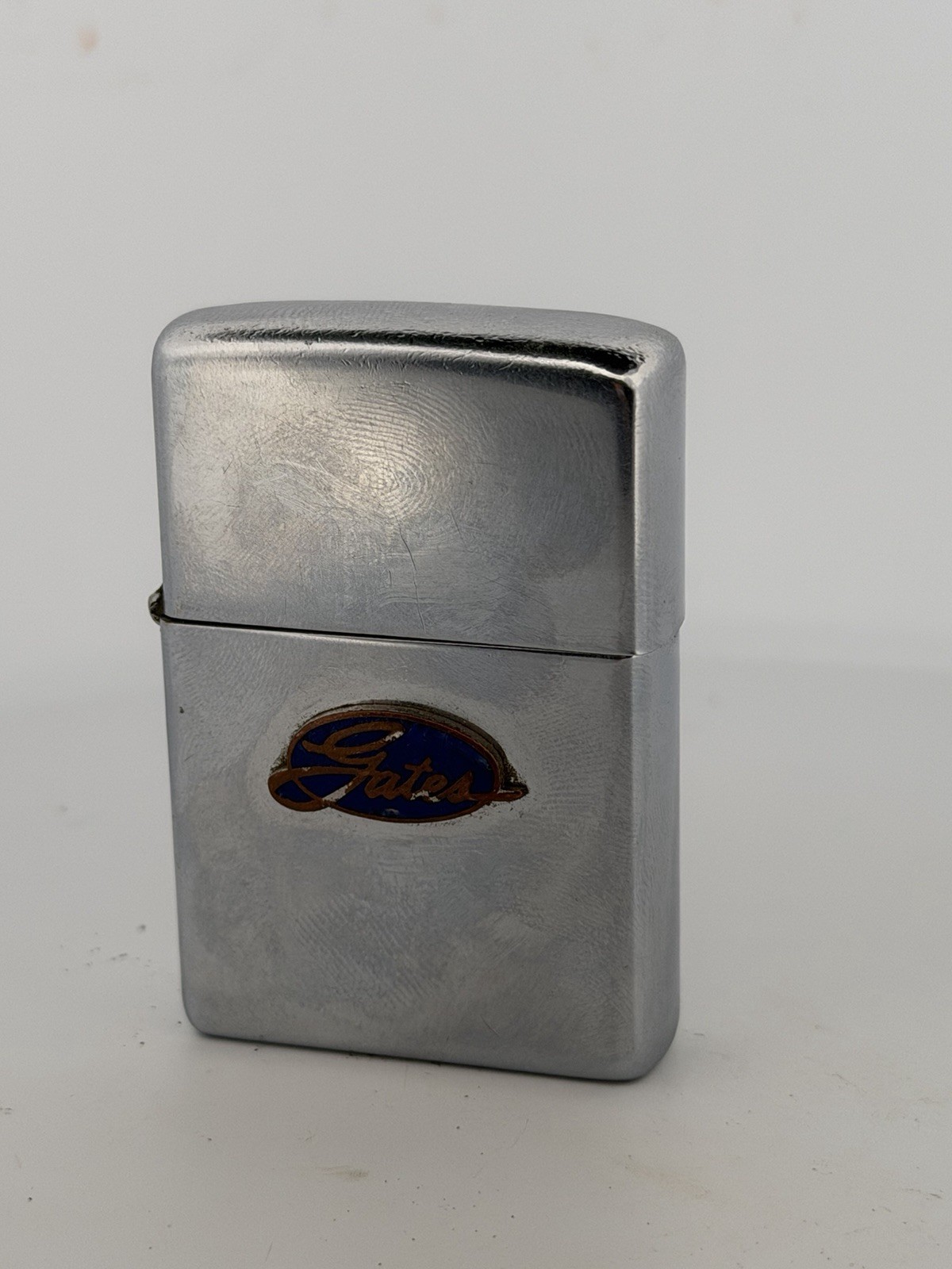 Rare Gates Zippo Lighter Vintage Used 1960s Automotive Advertising