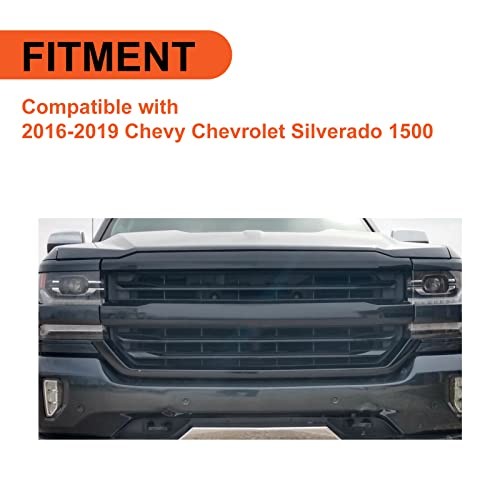 16-19 Chevy Silverado 1500 Front Bumper Chrome Plastic Skid Plate Panel Lower