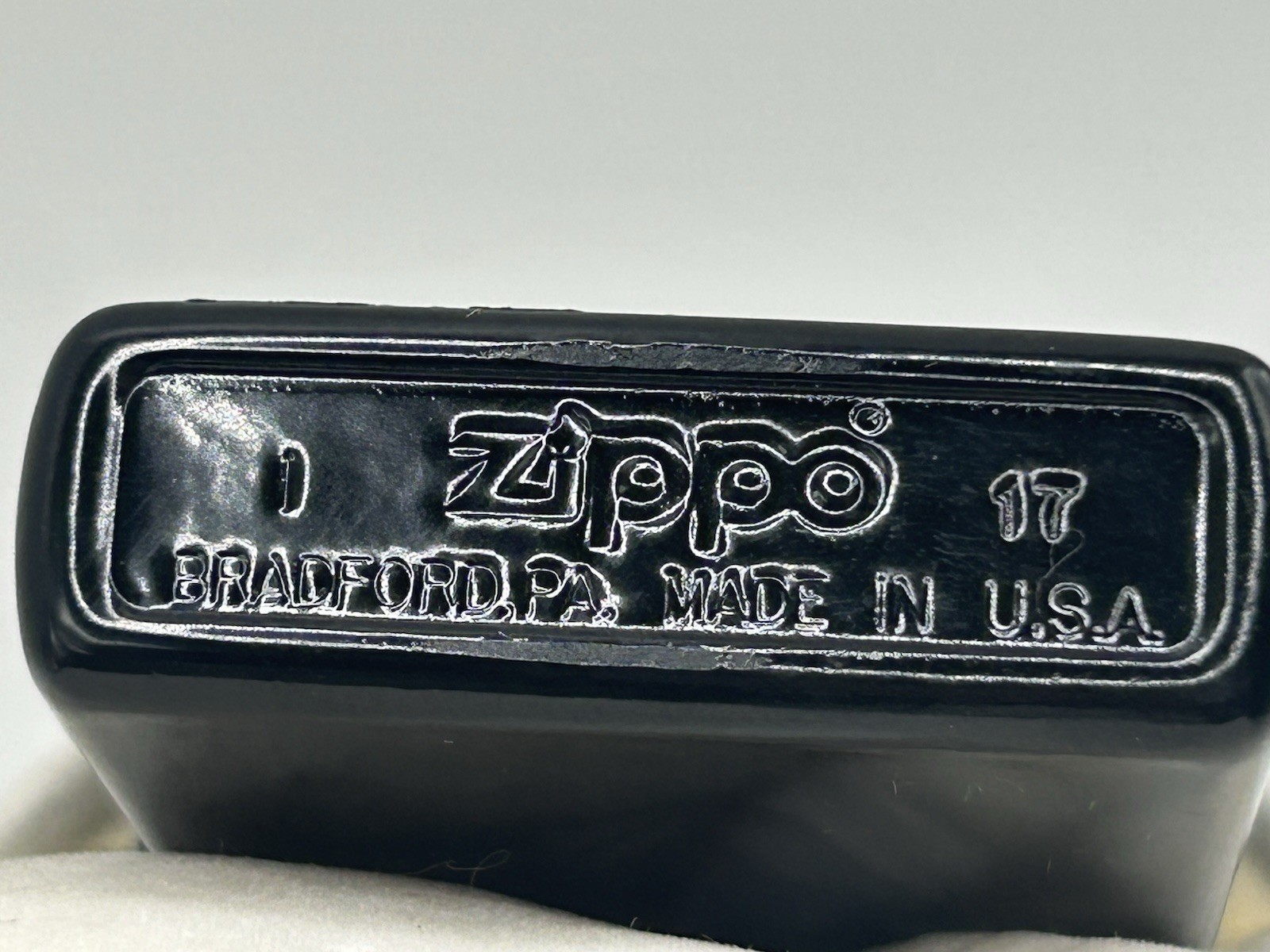 2017 Zippo Lighter Painted Black