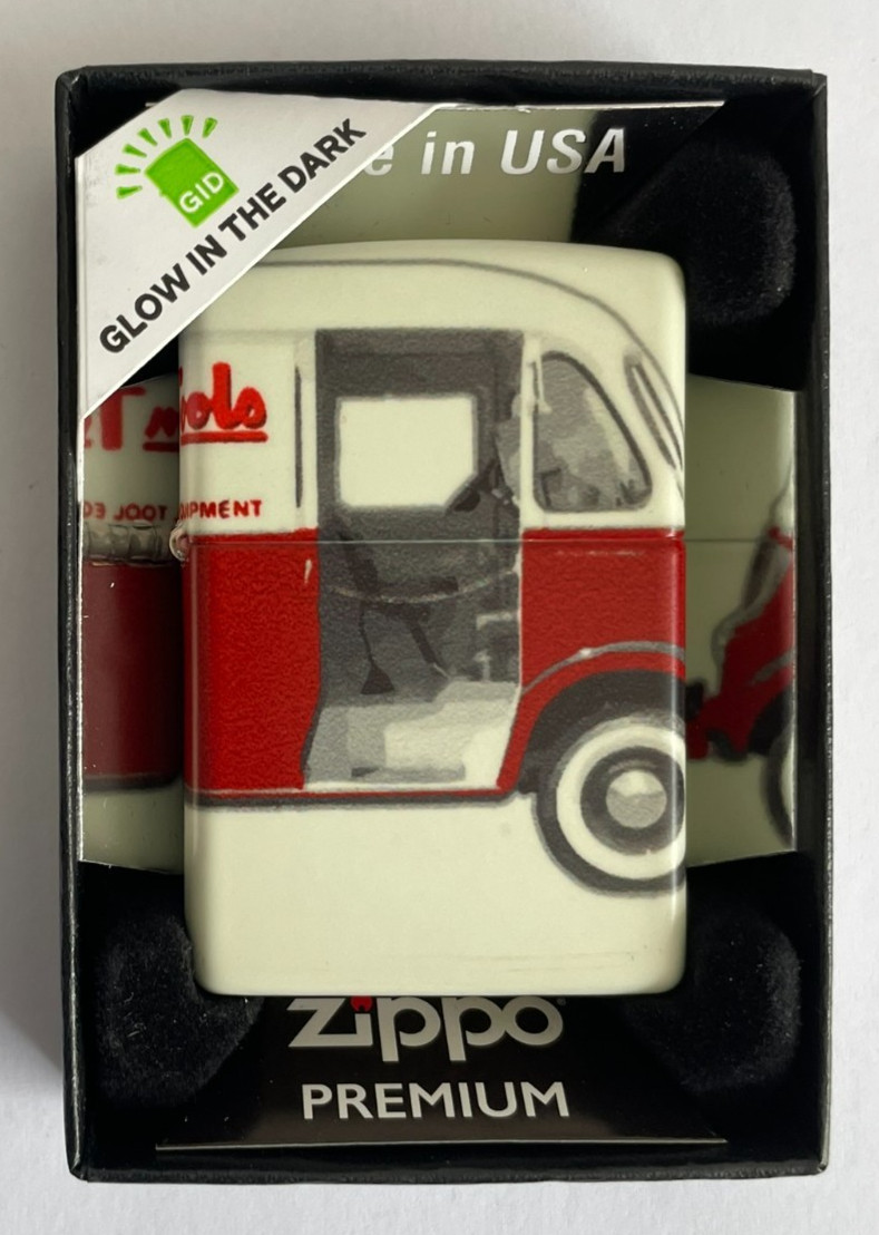 (New) ZIPPO LIGHTER – 2023 SNAP ON TOOLS VAN Glow In The Dark BOXED & UNFIRED