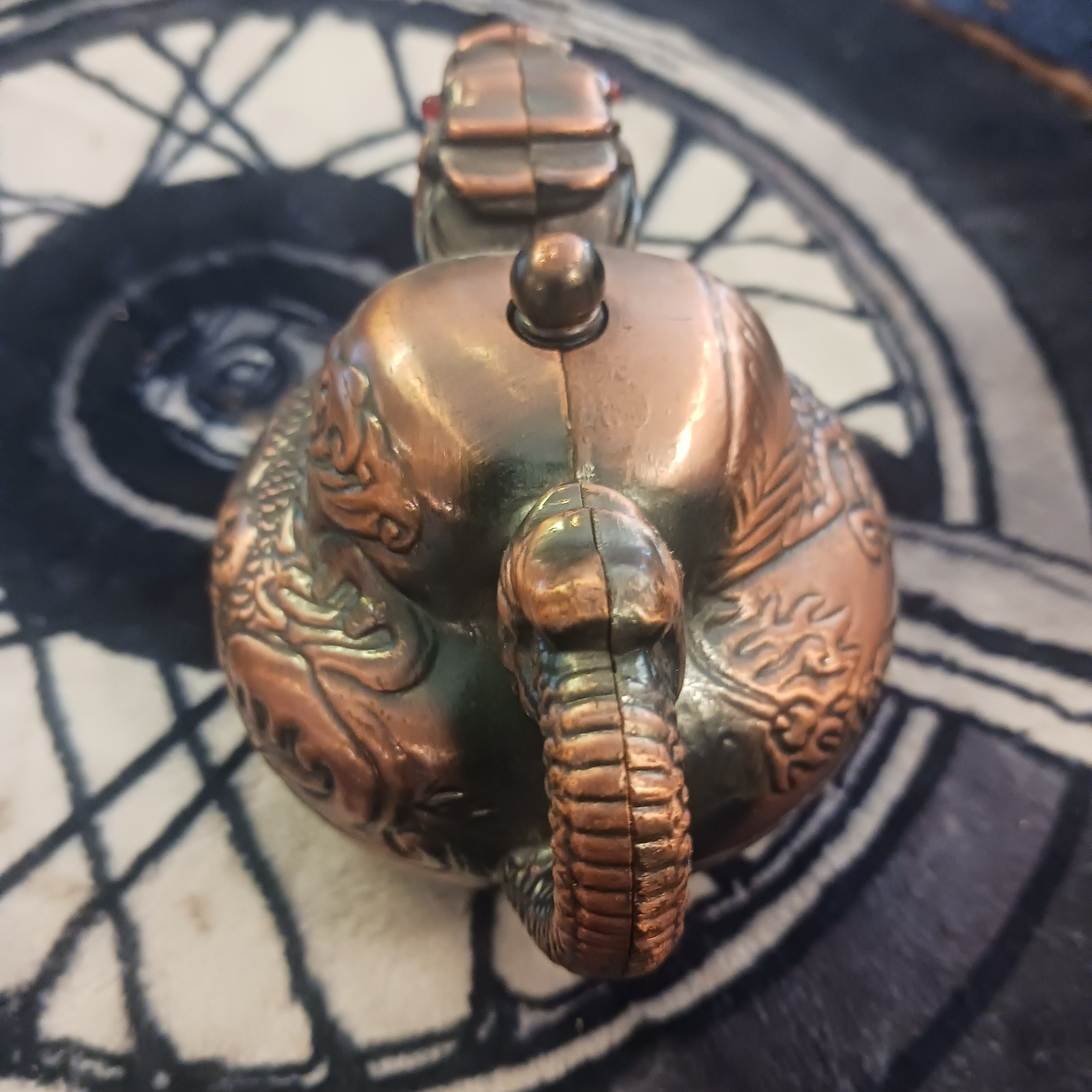 Copper Colored Chinese Dragon Lighter