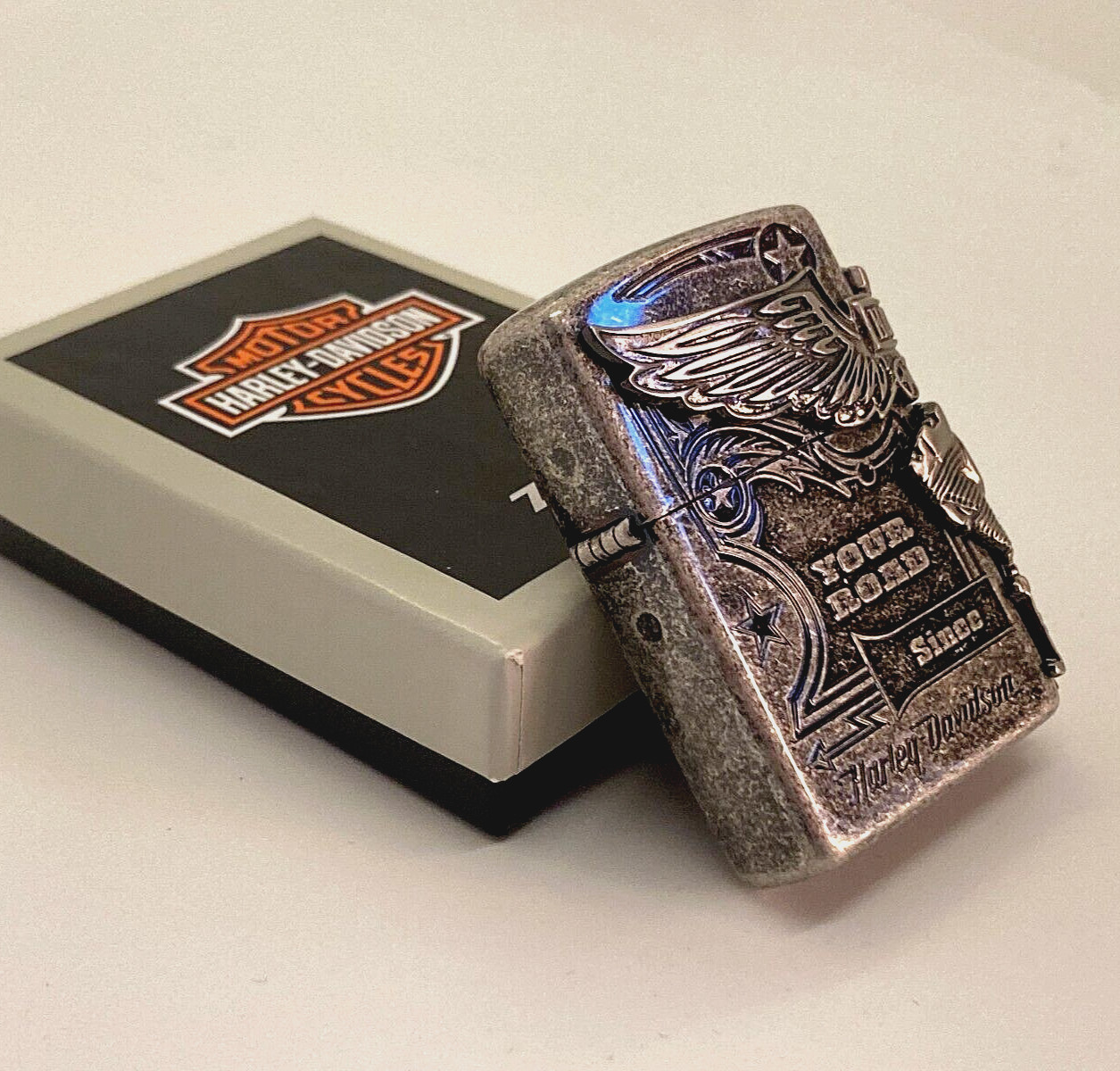 Bargain!!Zippo Harley Davidson HDP-28 Lighter. BRAND NEW, Rare, Japanese Model