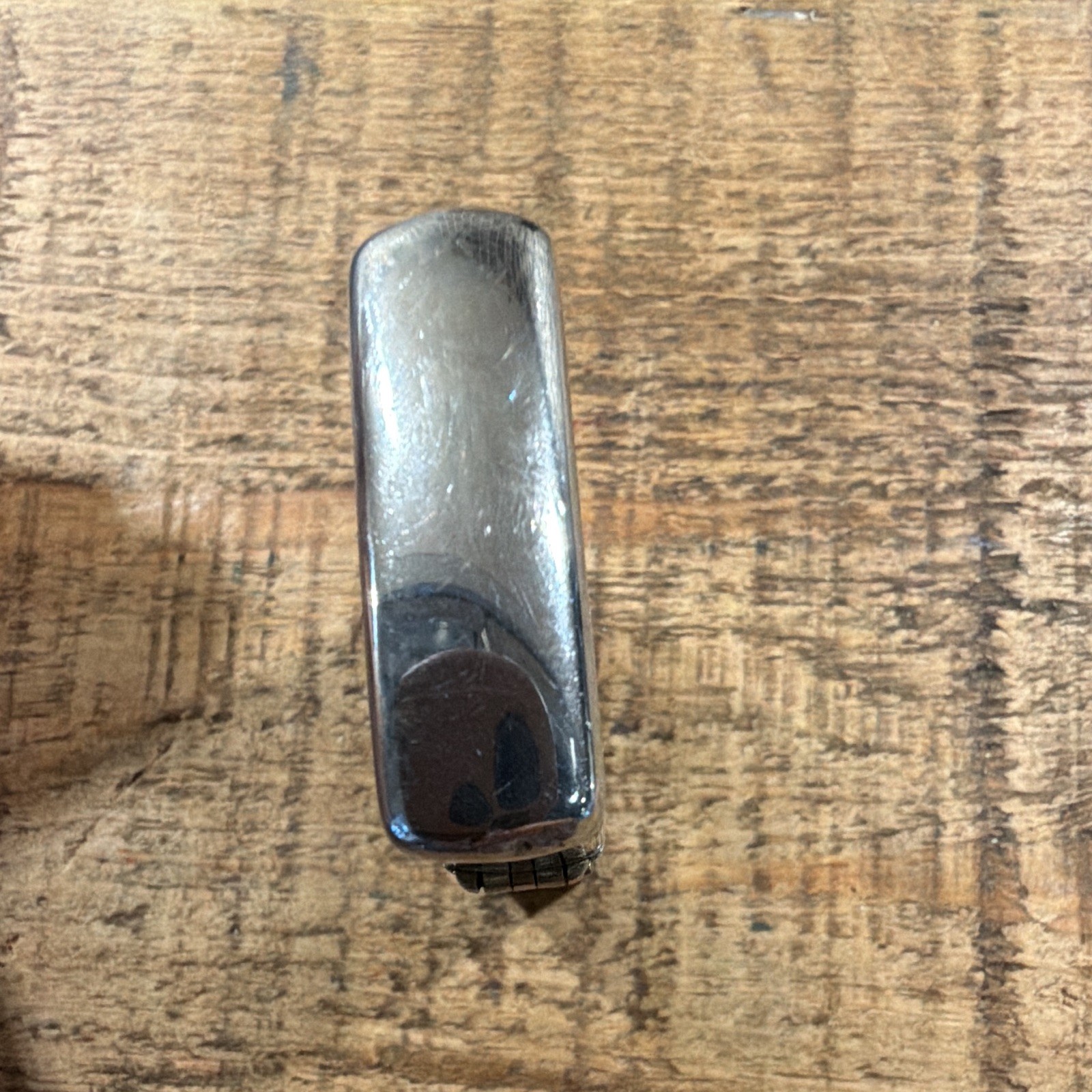 Zippo Windproof Silver Lighter Case Bradford, PA Made in U.S.A. 07