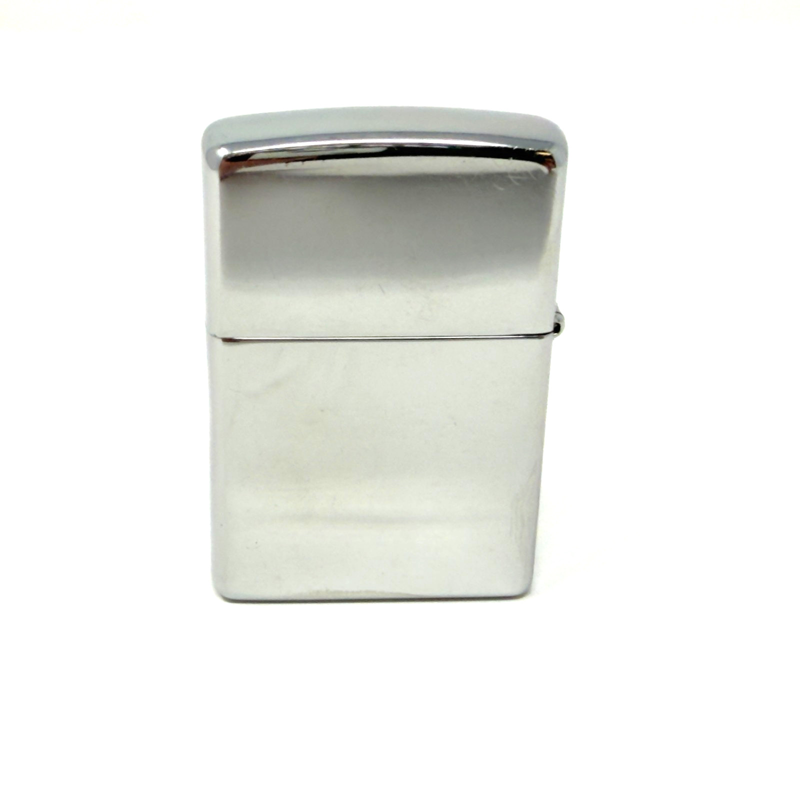Zippo Classic Windproof Lighter Plain Chrome Made In USA Collectible