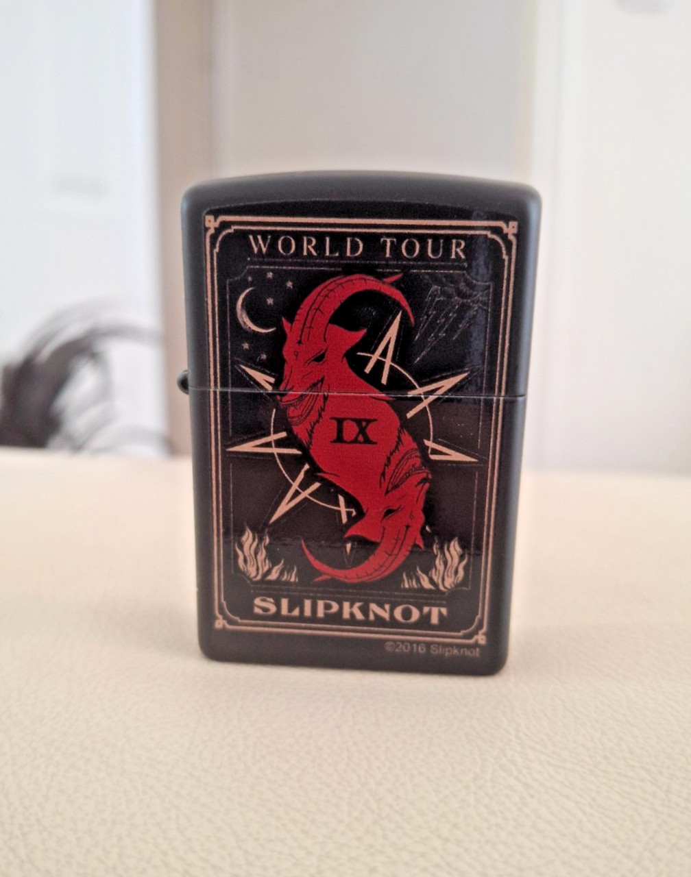 ZIPPO RARE SLIPKNOT WORLD TOUR LIGHTER [NEW, UNSTRUCK, NO BOX]