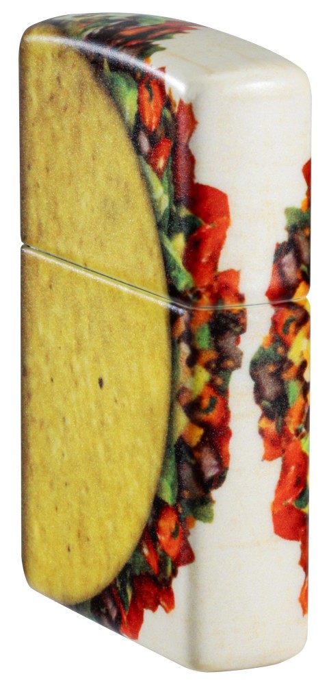 Zippo Loaded Taco Design 540 Color Windproof Pocket Lighter, 49352-119626