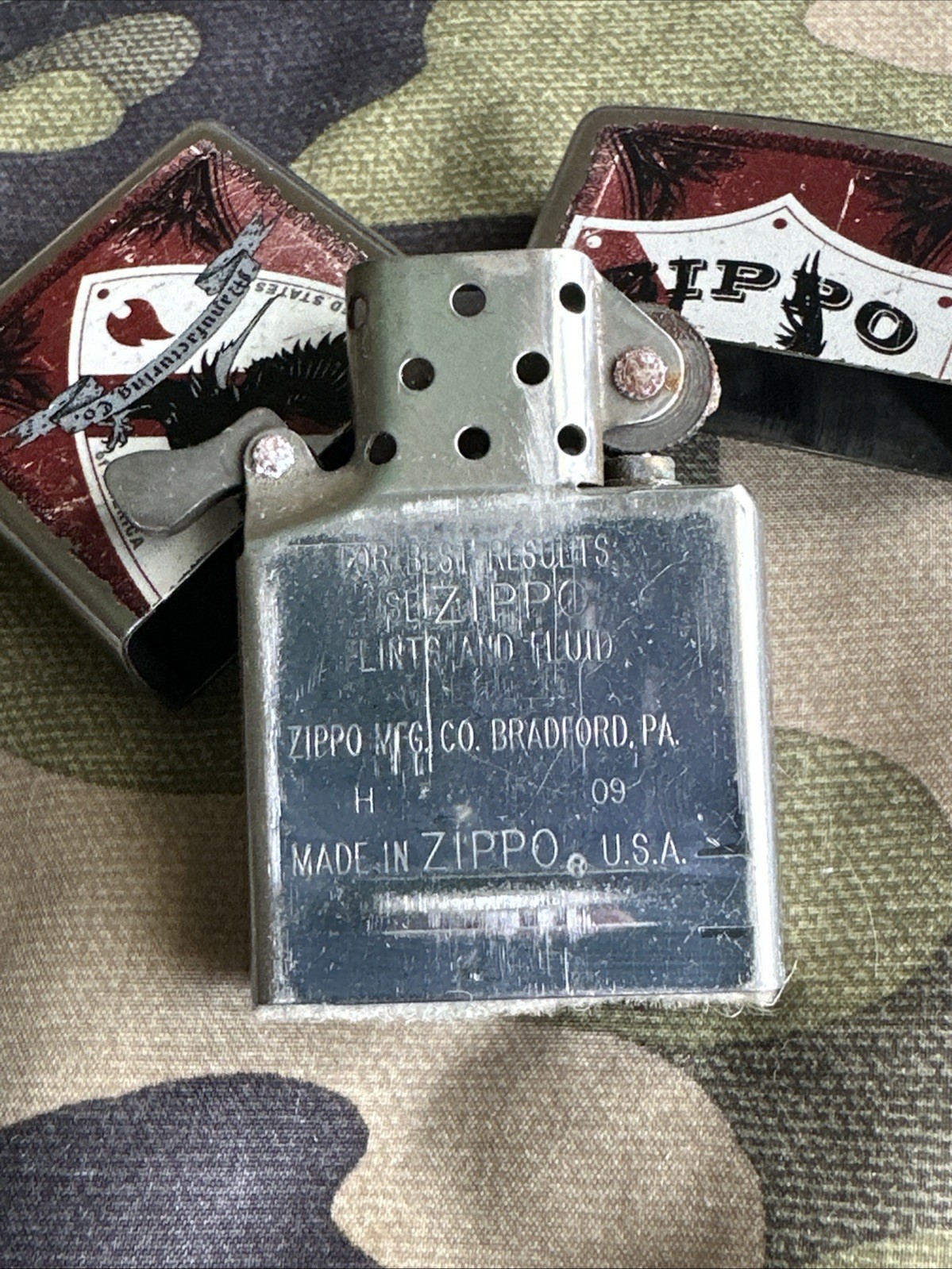 2016 Zippo Lighter – The Shield – United States of America Manufacturing Company