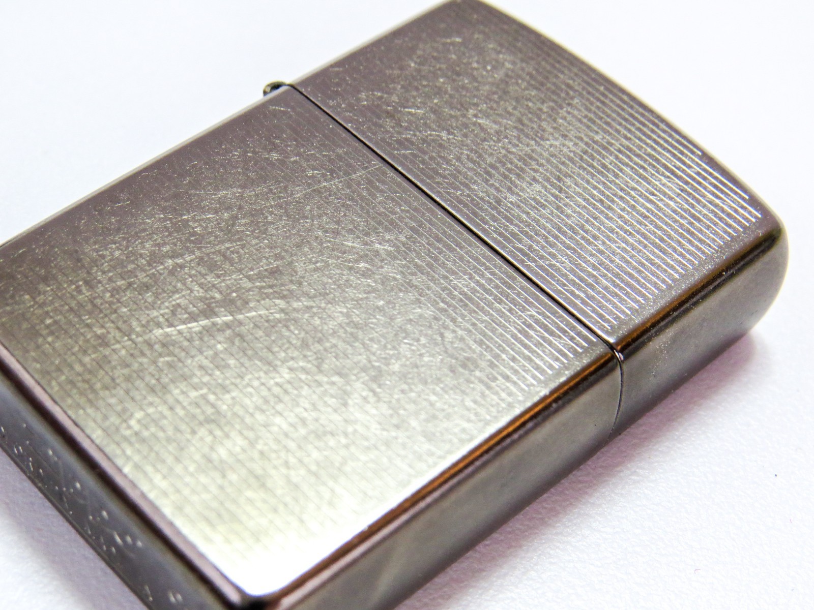 Zippo 2006 Horizontal Stripes Sealed Cigarette Lighter, Plastic Case/Book