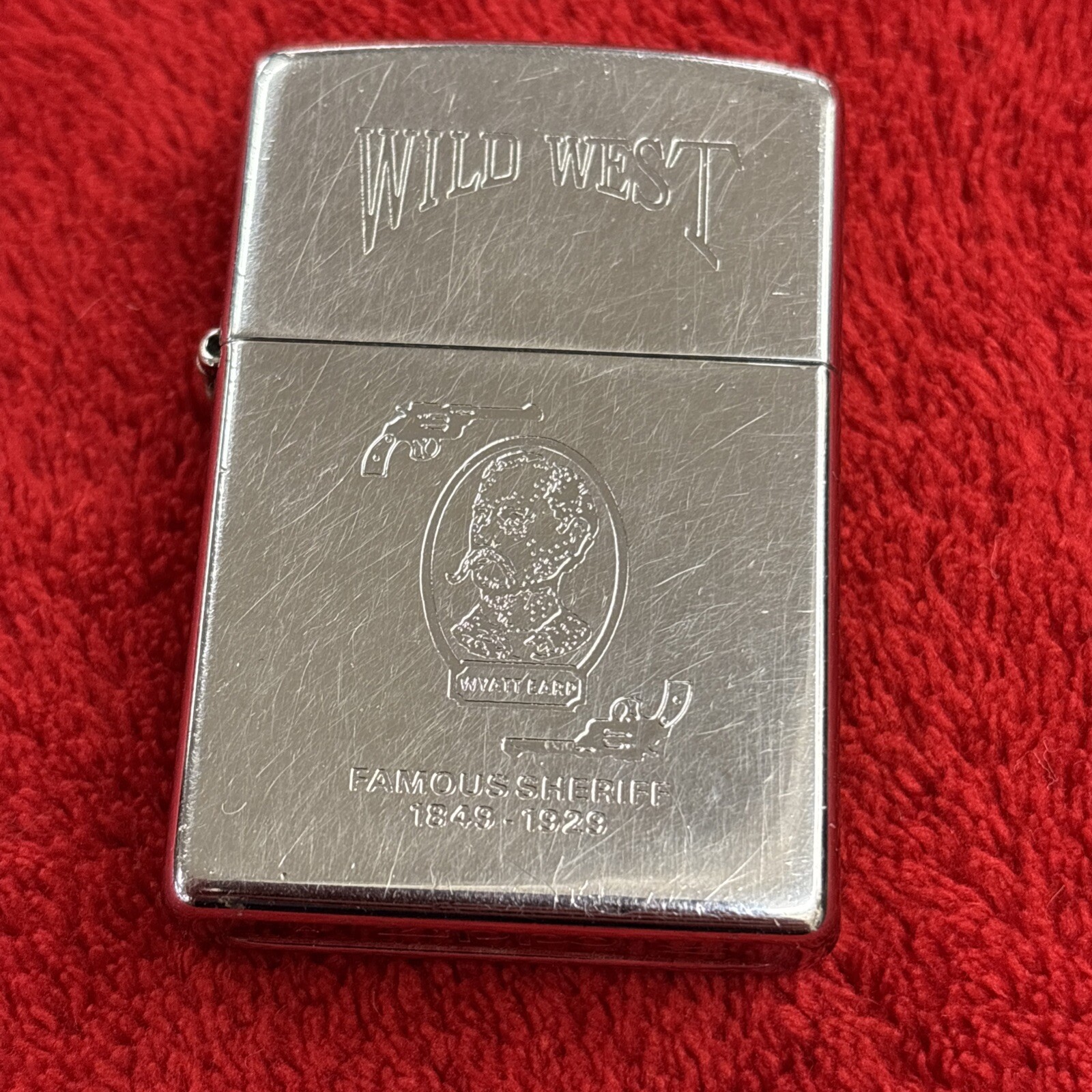 Colt Zippo Wyatt Earp . Wild West Famous Sheriff 1849-1929 Used But Never Fired