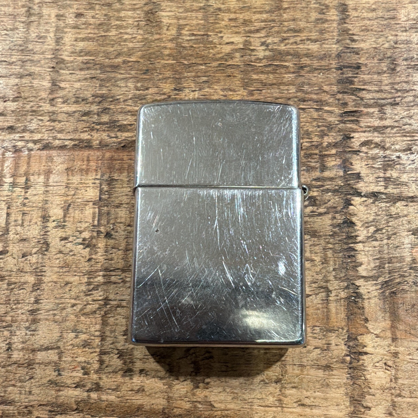 Zippo Windproof Silver Lighter Case Bradford, PA Made in U.S.A. 07