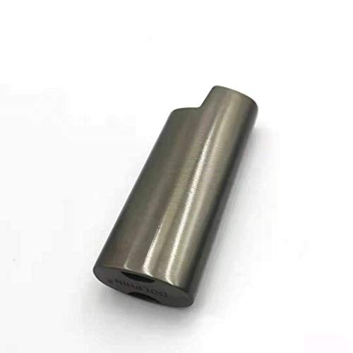 Vintage Metal Lighter Case Cover Holder for BIC Mini Lighter J5 Dark Gray