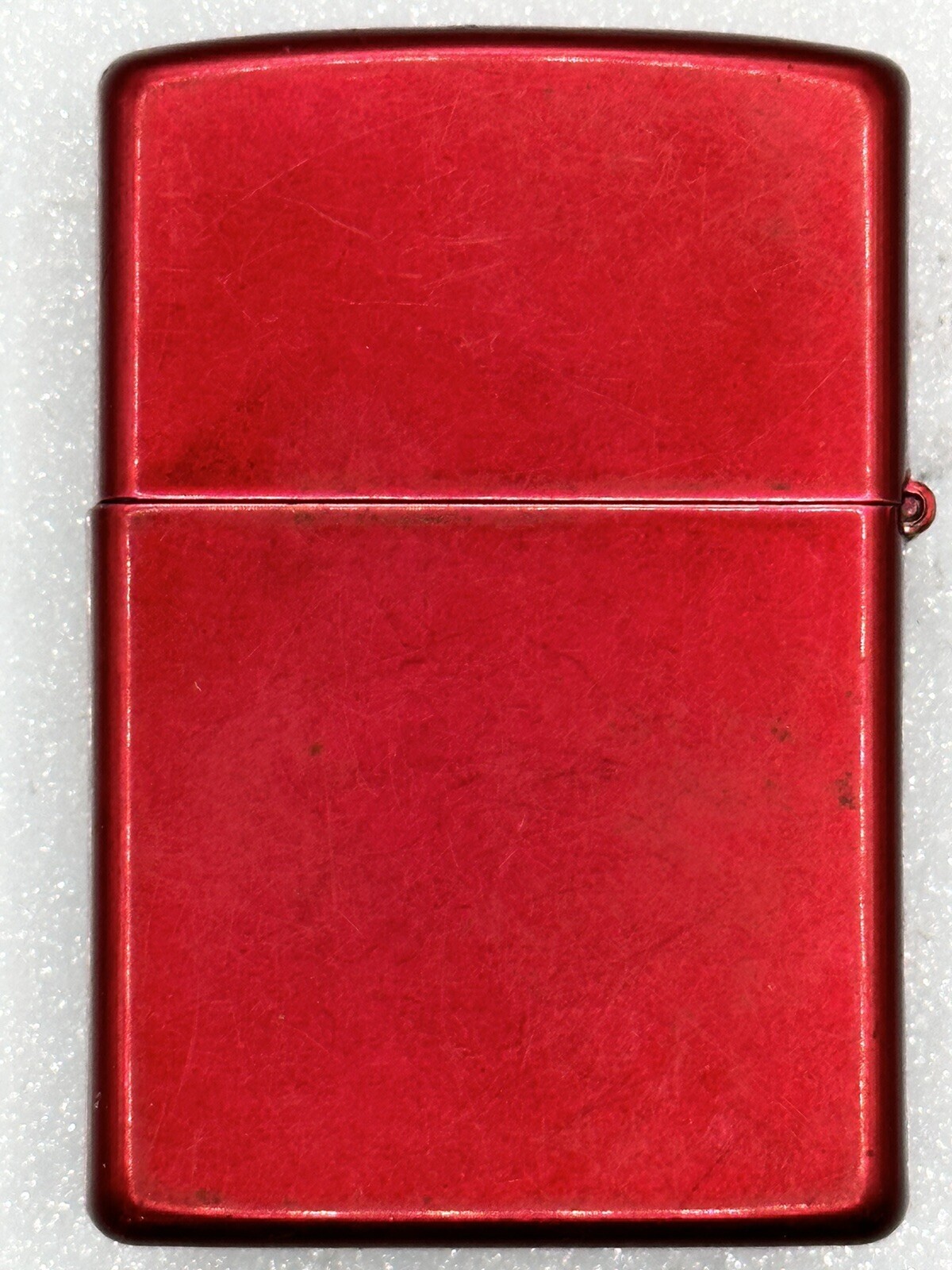 Vintage 2009 Mazzi American Eagle US Flag Candy Apple Red Zippo Lighter