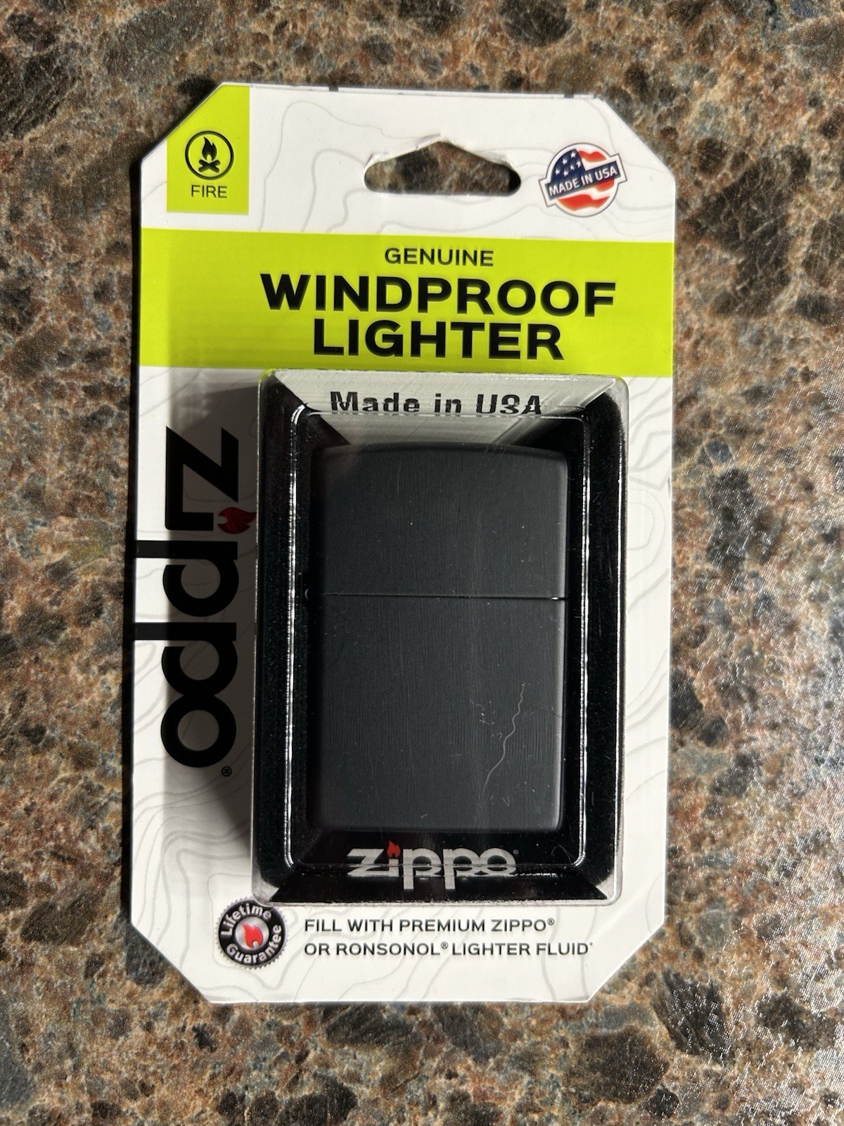 Zippo Classic Matte Black Lighter