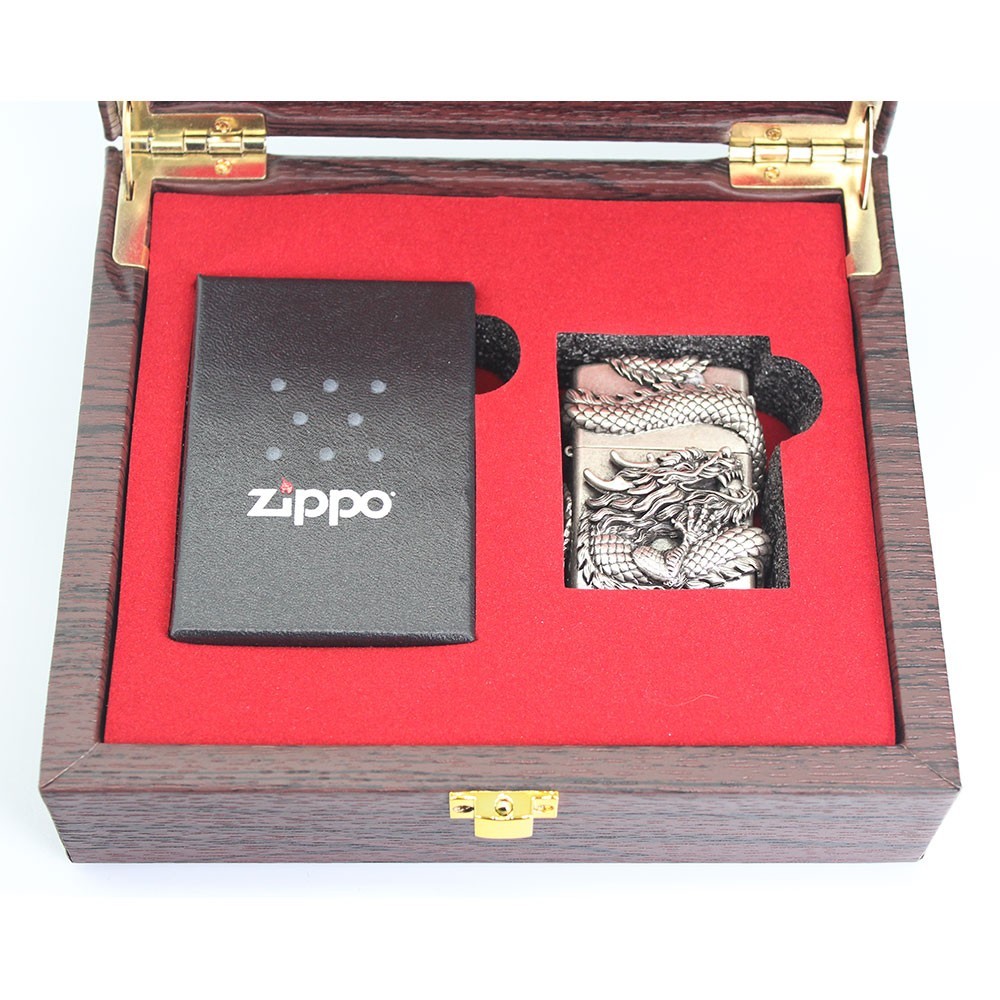 Zippo lighter Asia Full Cover 3D Emblem/ Scales of the Heaven Dragon Special Box