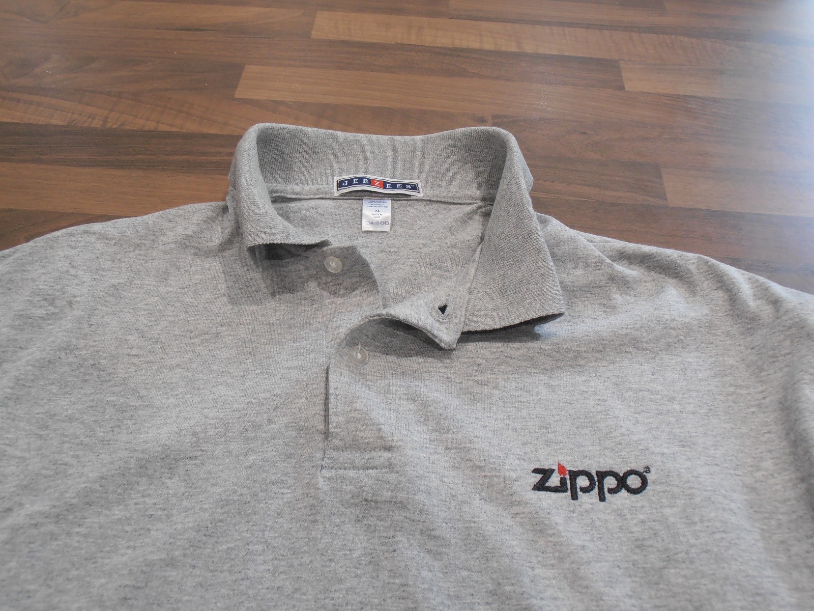 Zippo Grey Polo Shirt Brand New Large or Extra Large