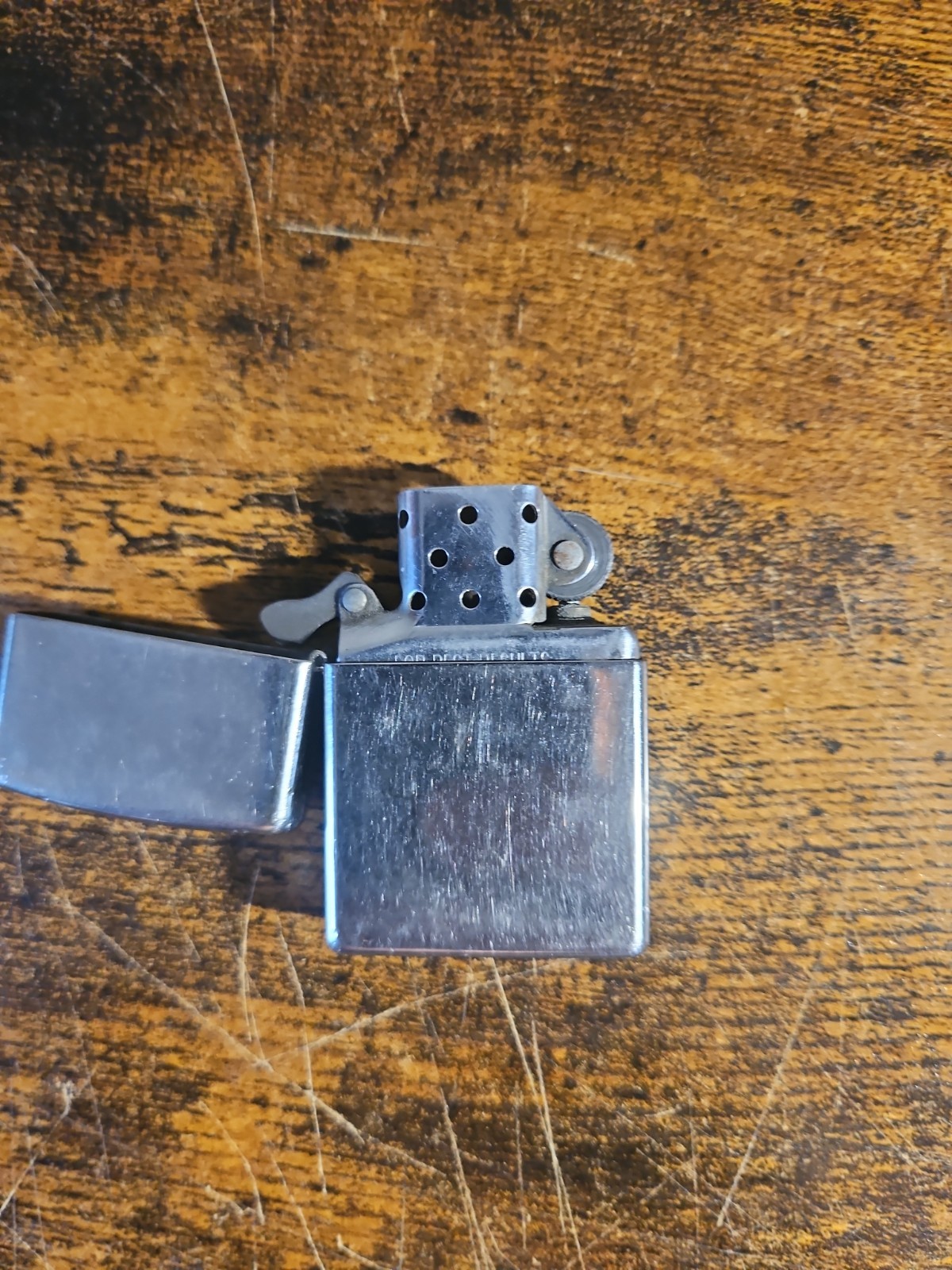 Zippo Lighter – H Zippo 06 2006 – Silver Tone – 5 Barrel Made in U.S.A.