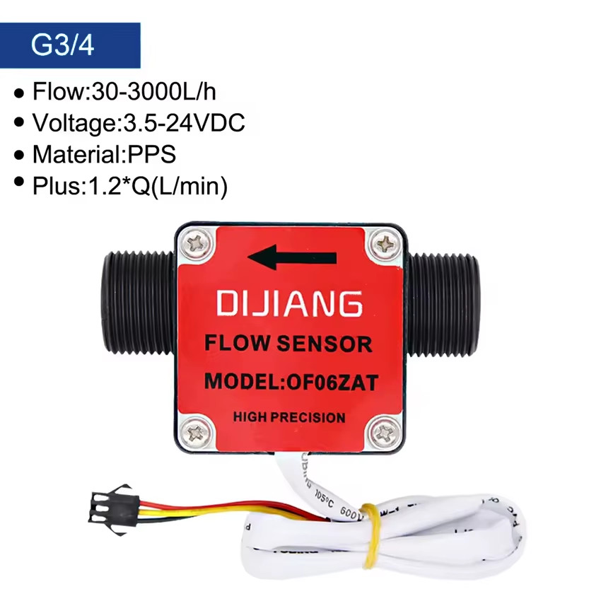 DN15/DN20 Gear Flow Meter High Precision Water Flow Sensor DN8/DN10 Hall Flowmet