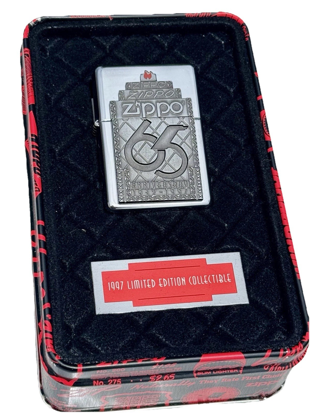 Zippo Employee Only Anniversary Rare 1 of 1365 Sealed In Box Free Shipping