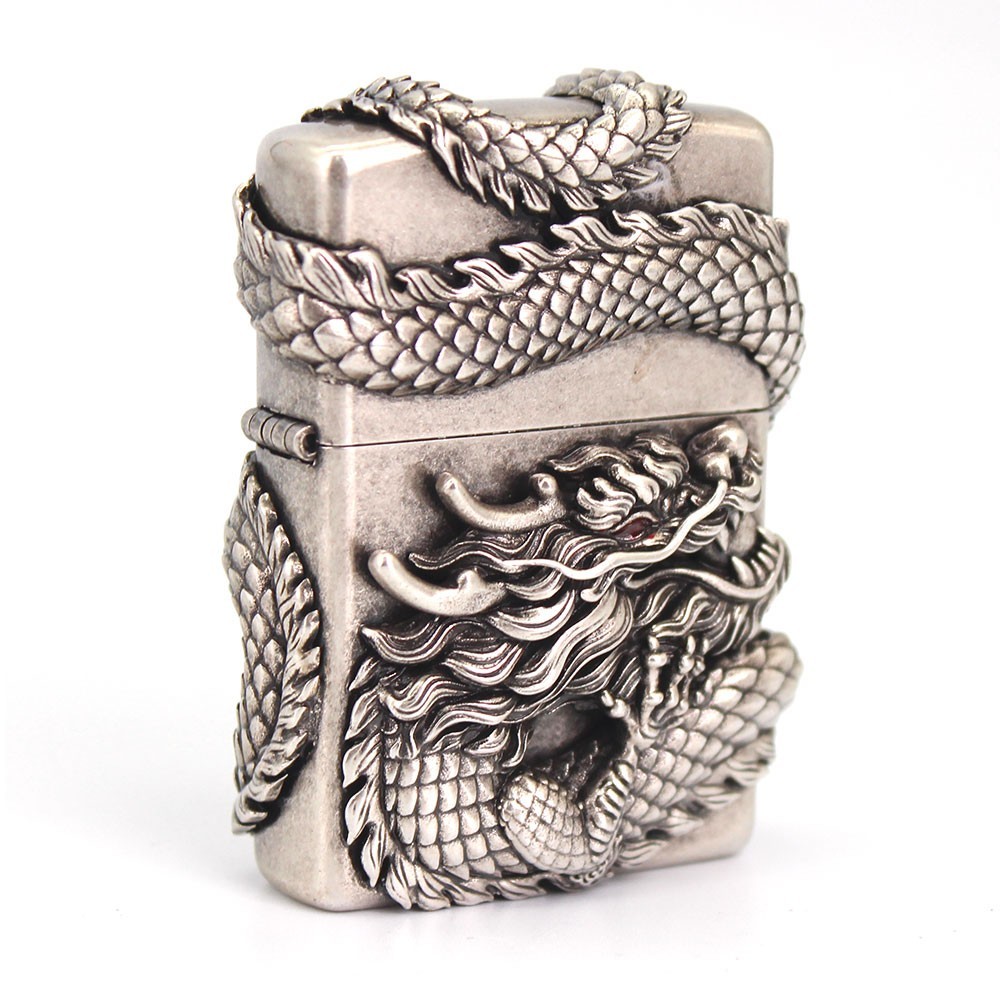 Zippo lighter Asia Full Cover 3D Emblem/ Scales of the Heaven Dragon Special Box