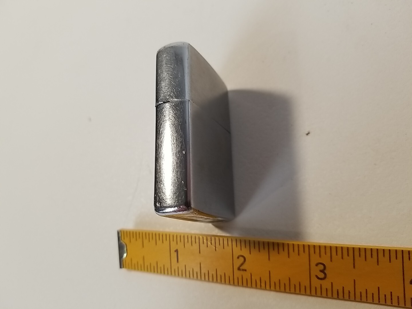 ZIPPO LIGHTER 1978 VINTAGE BRUSH CHROME NAME ENGRAVED Vintage Retro 11 Flints